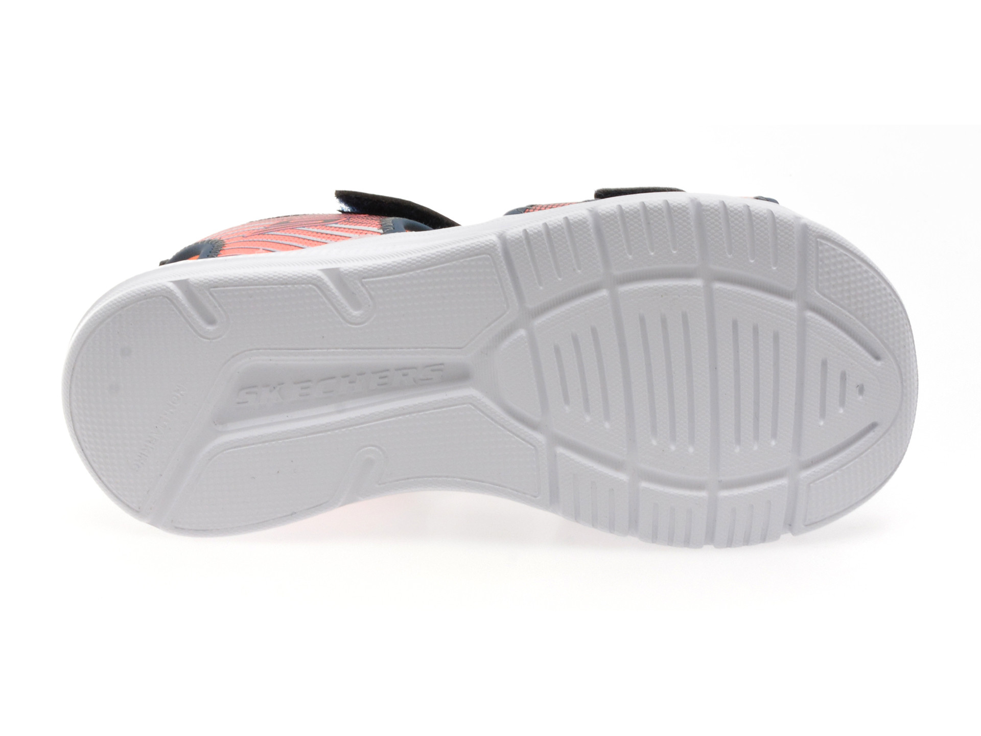 Sandale SKECHERS bleumarin, MICROSPEC-SPLASH, din piele ecologica