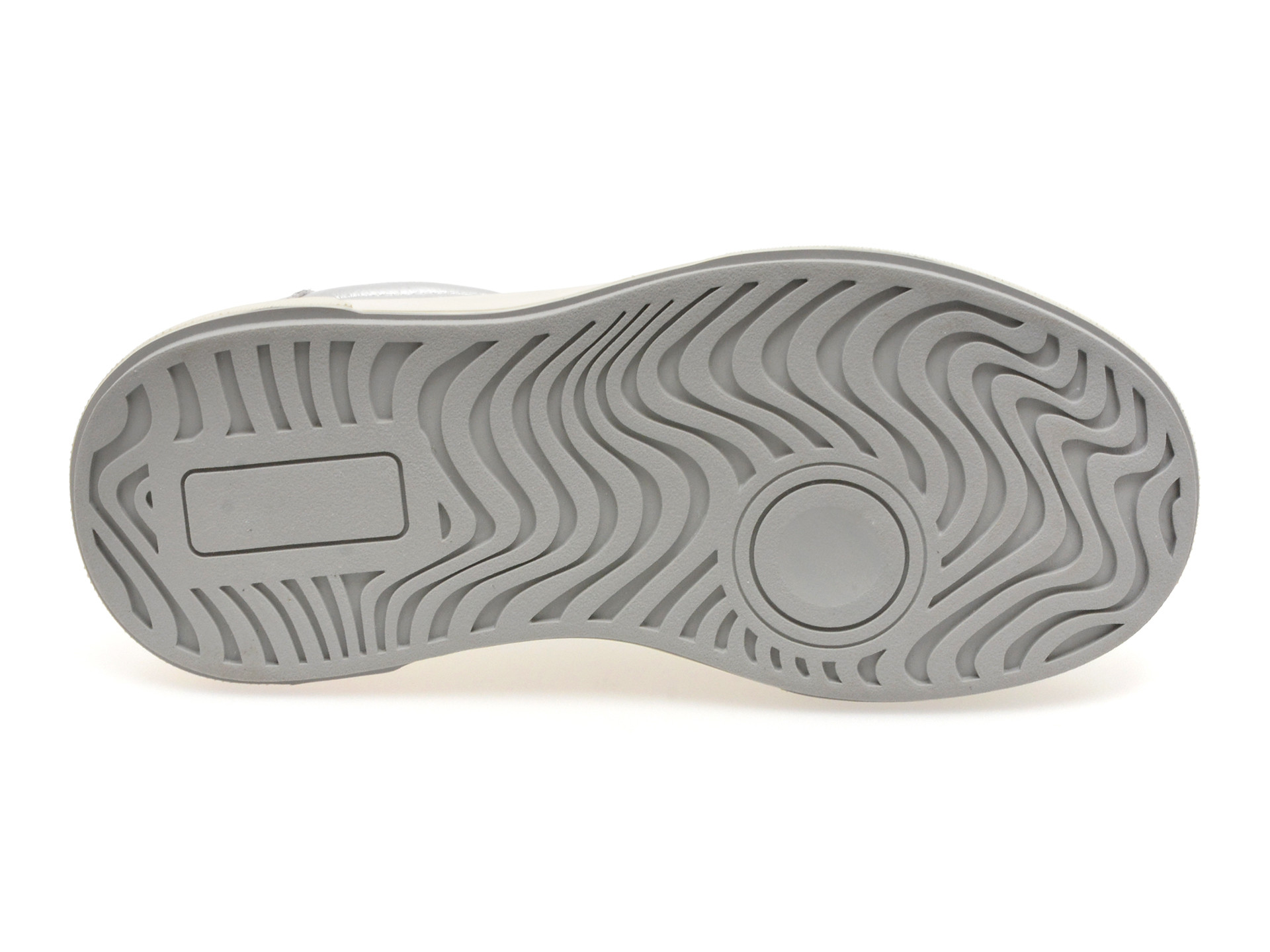 Pantofi sport EPICA argintii, 28701, din piele naturala