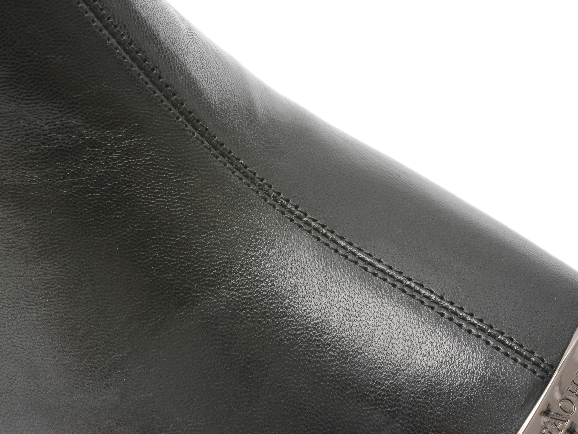 Botine EPICA negre, M32120, din piele naturala