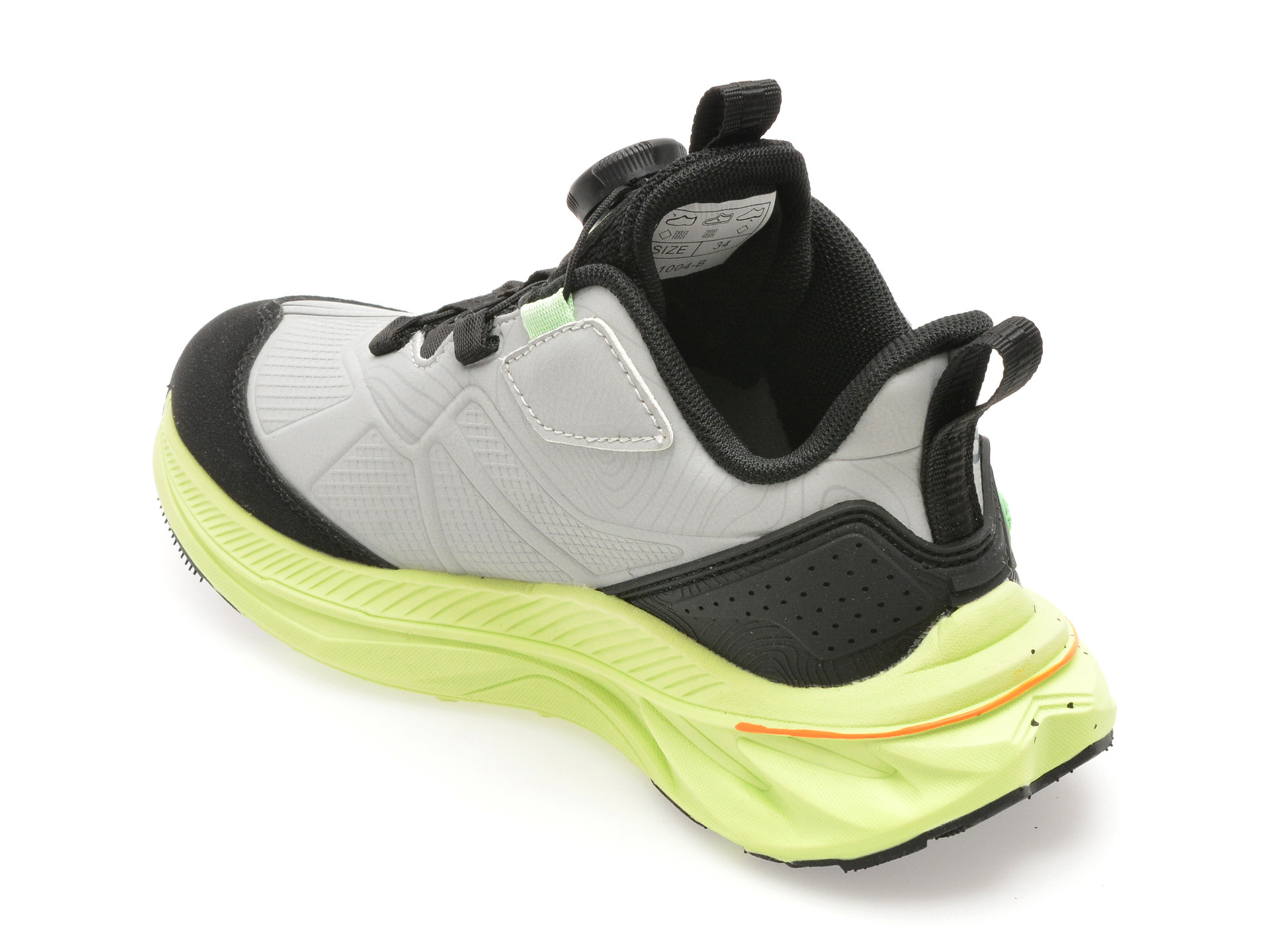 Pantofi sport SELECTION KIDS gri, 1004, din piele ecologica