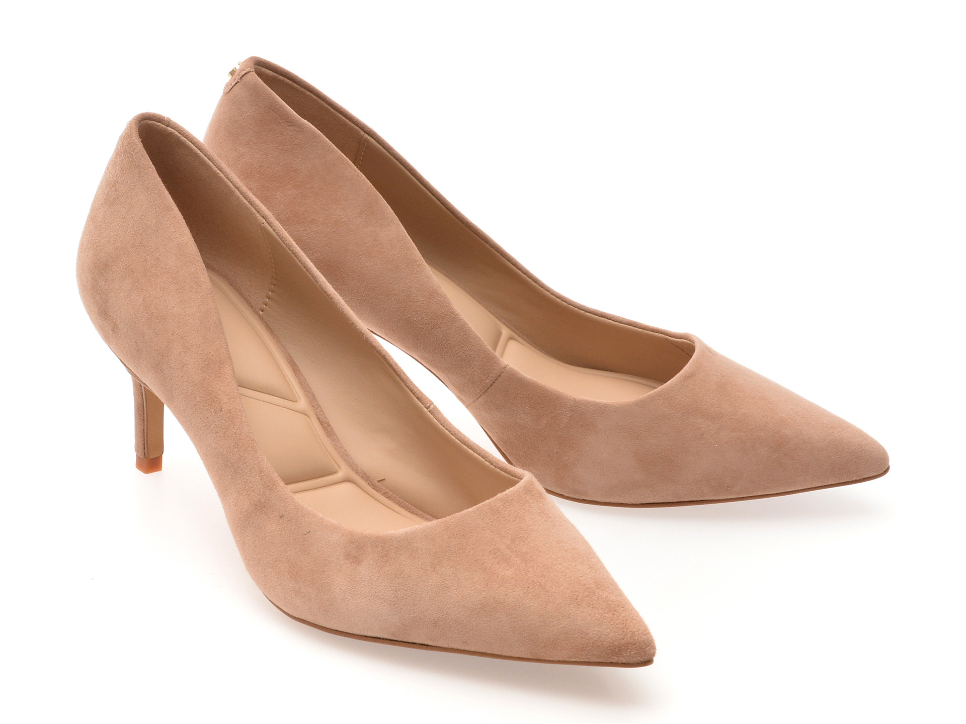 Pantofi eleganti ALDO bej, STESSYLOW 261, din piele intoarsa