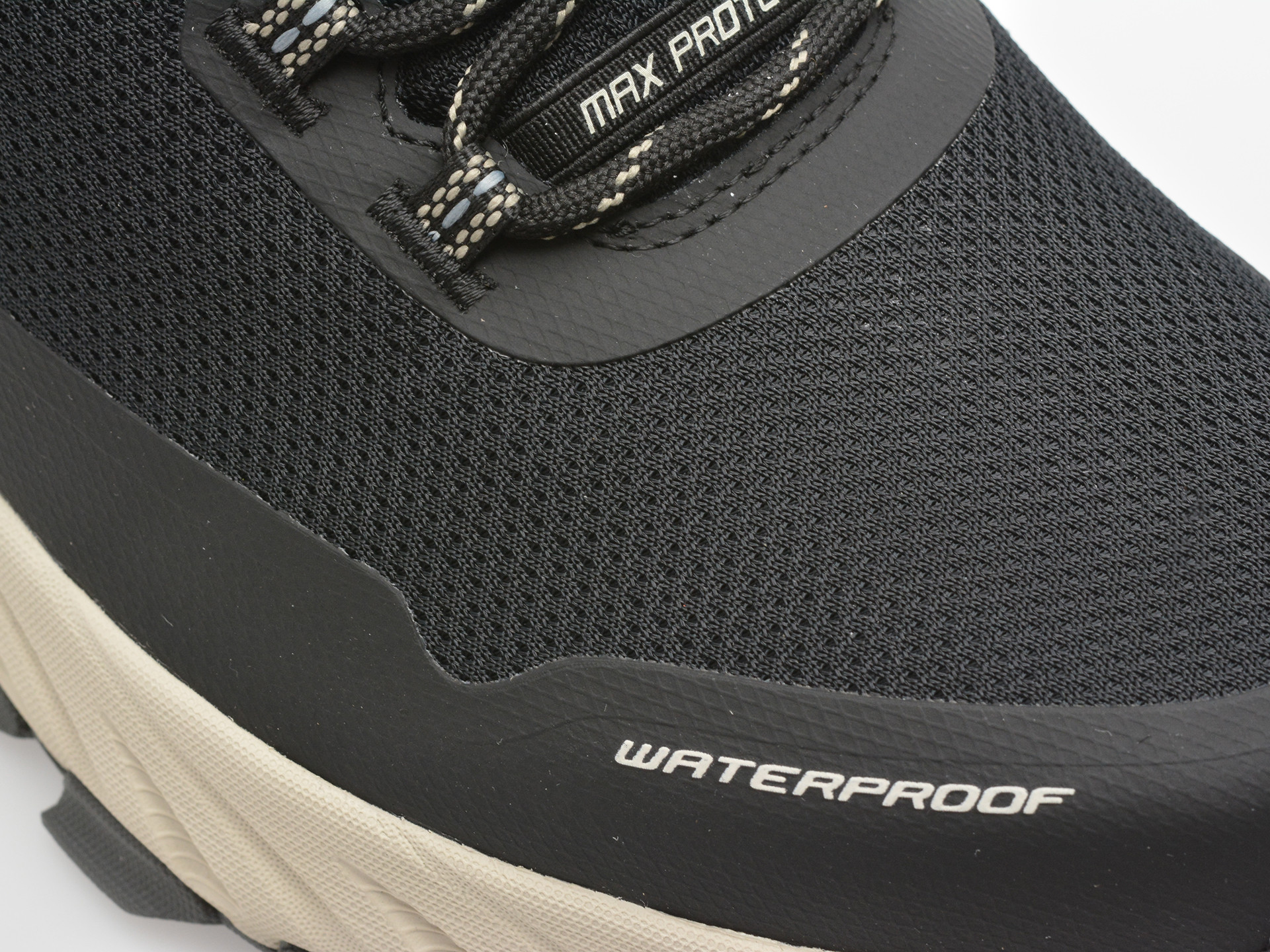 Pantofi sport SKECHERS negri, MAX PROTECT, din material textil
