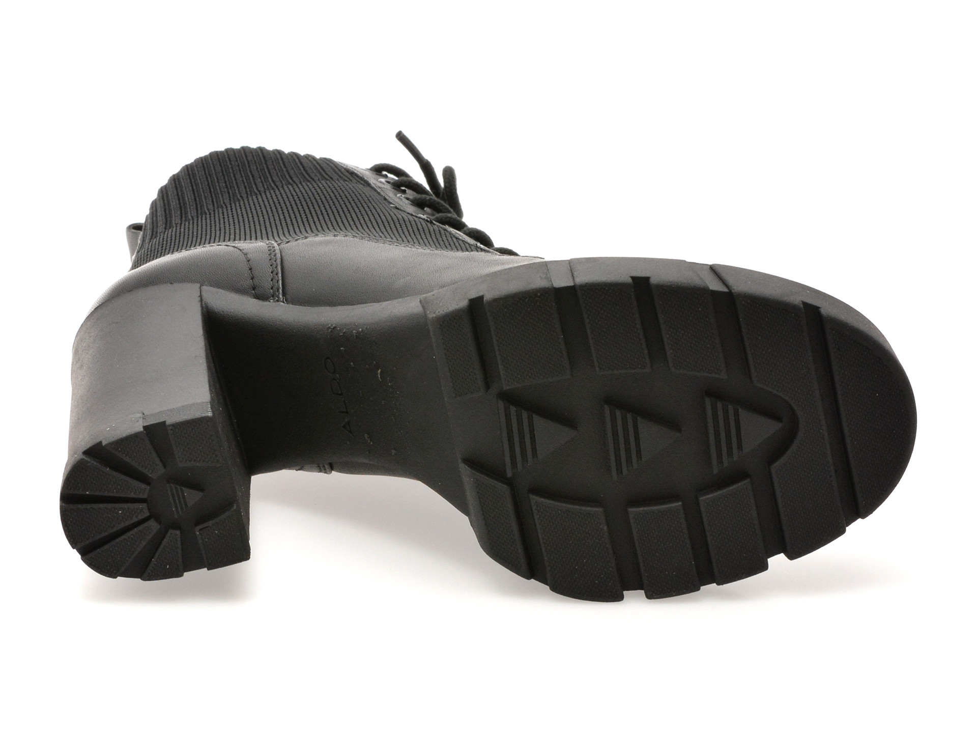 Ghete ALDO negre, REBEL 001, din piele naturala