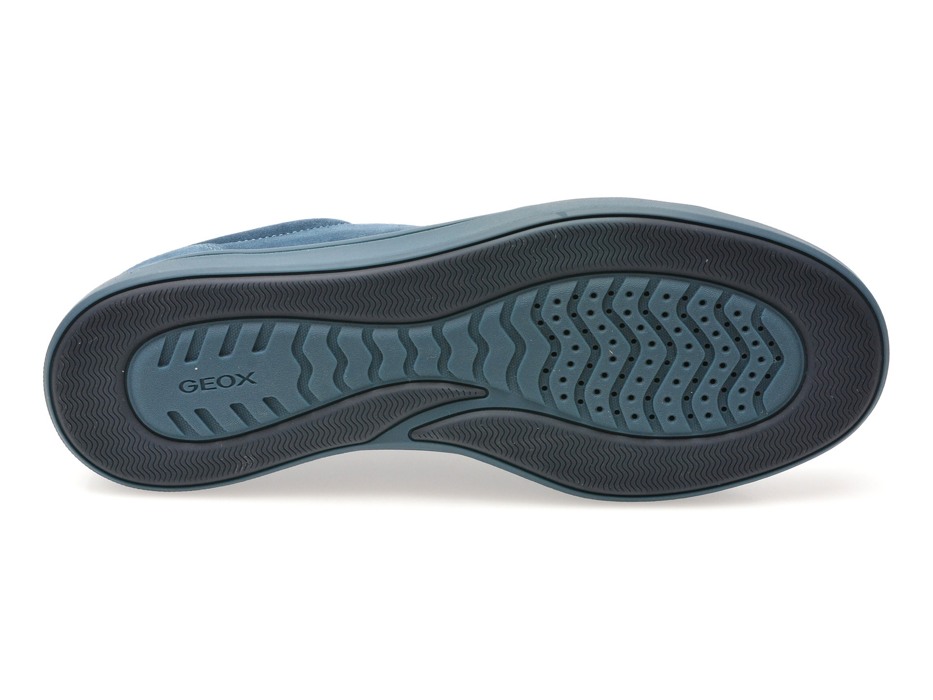 Pantofi sport GEOX albastri, U55LDA, din piele intoarsa