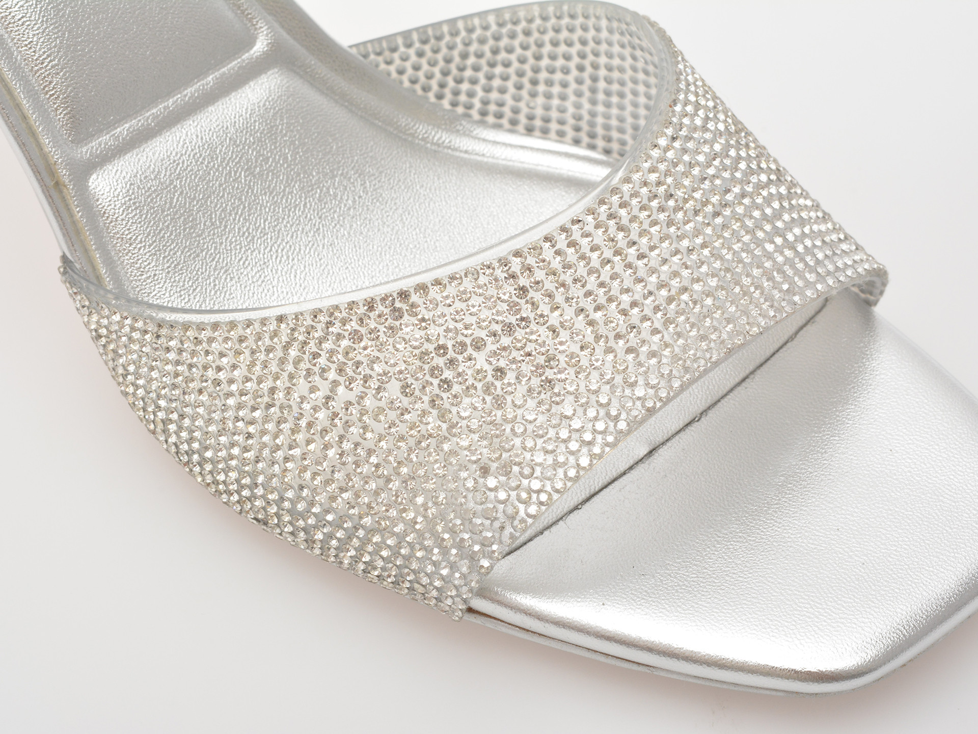 Sandale elegante aldo argintii 14053448 din pvc