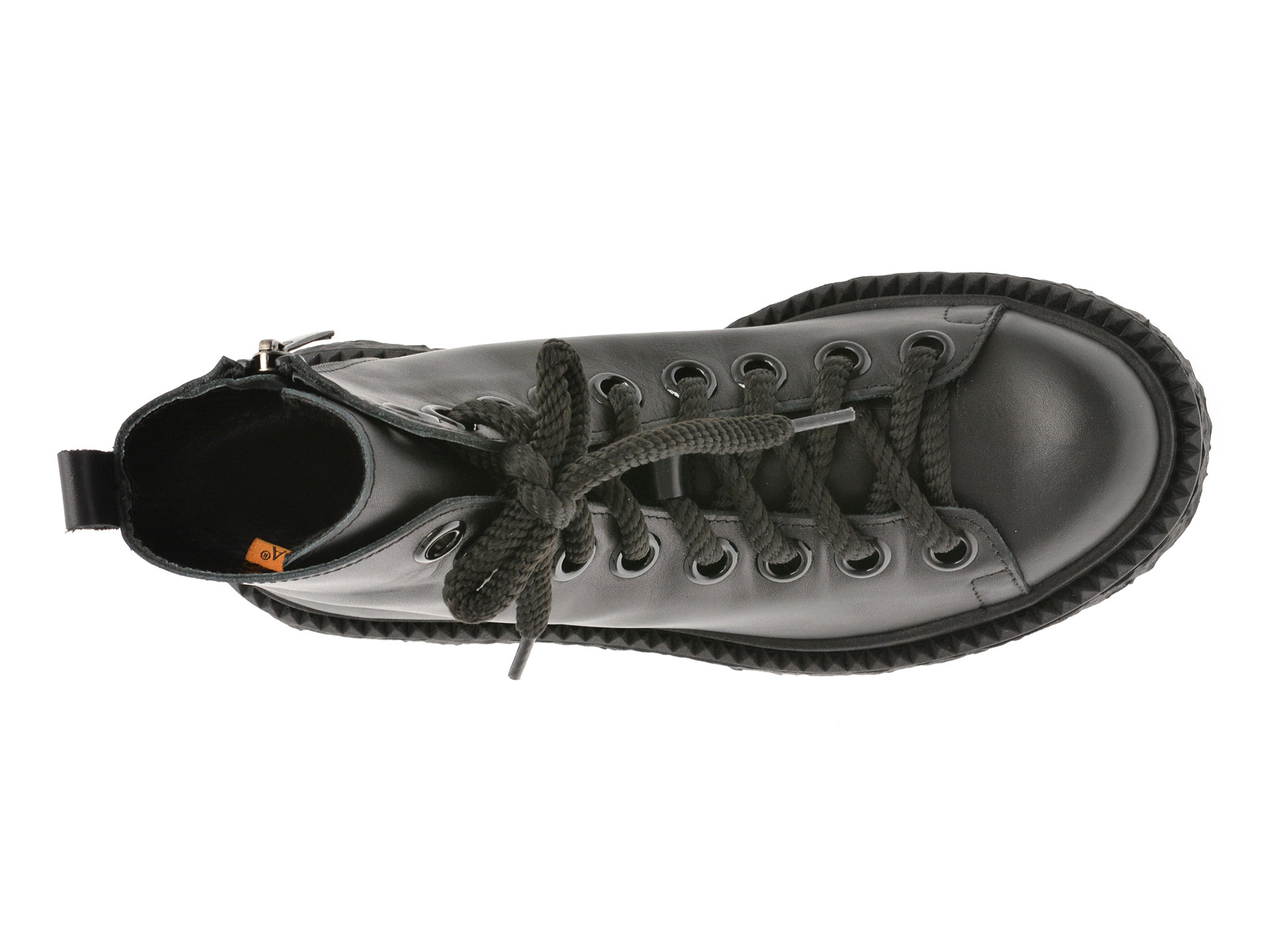 Ghete EPICA negre, 4770030, din piele naturala