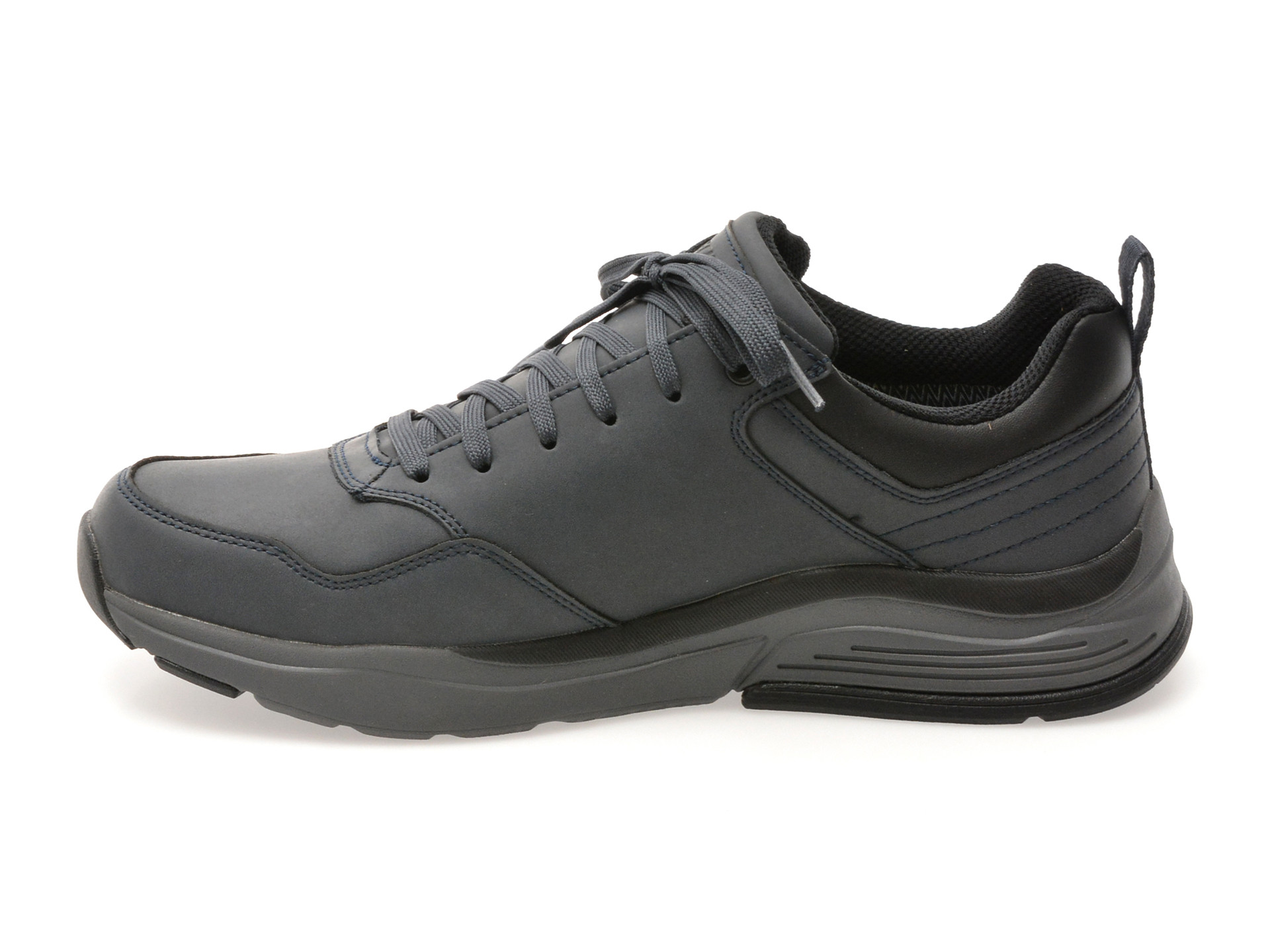 Pantofi sport SKECHERS bleumarin, BENAGO, din piele naturala