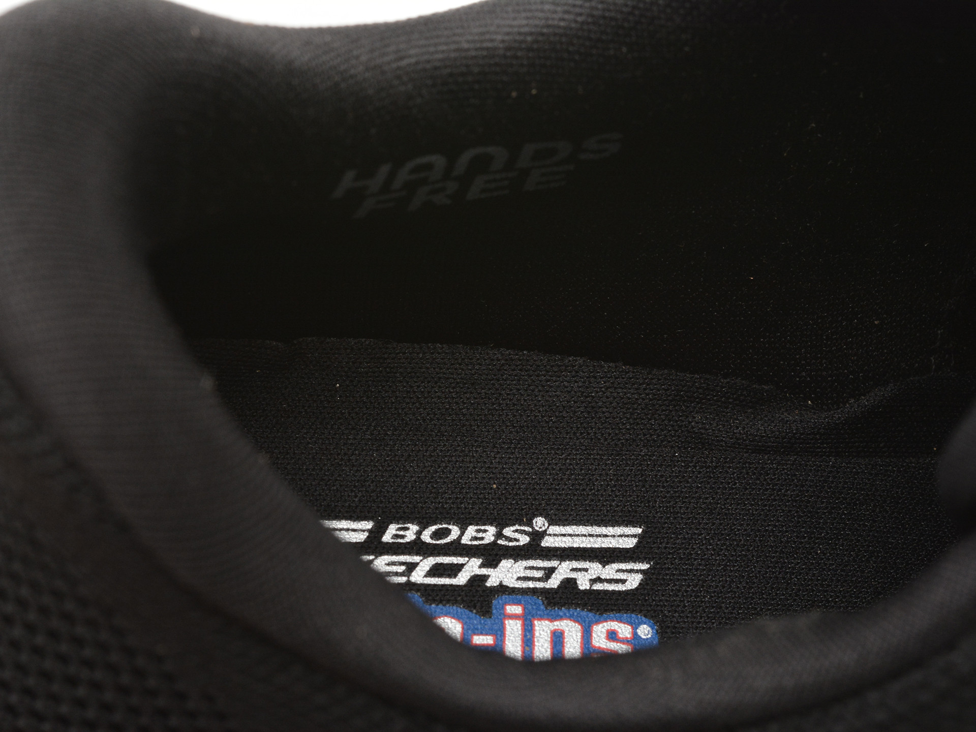 Pantofi sport SKECHERS negri, BOBS SPARROW FLEX, din material textil