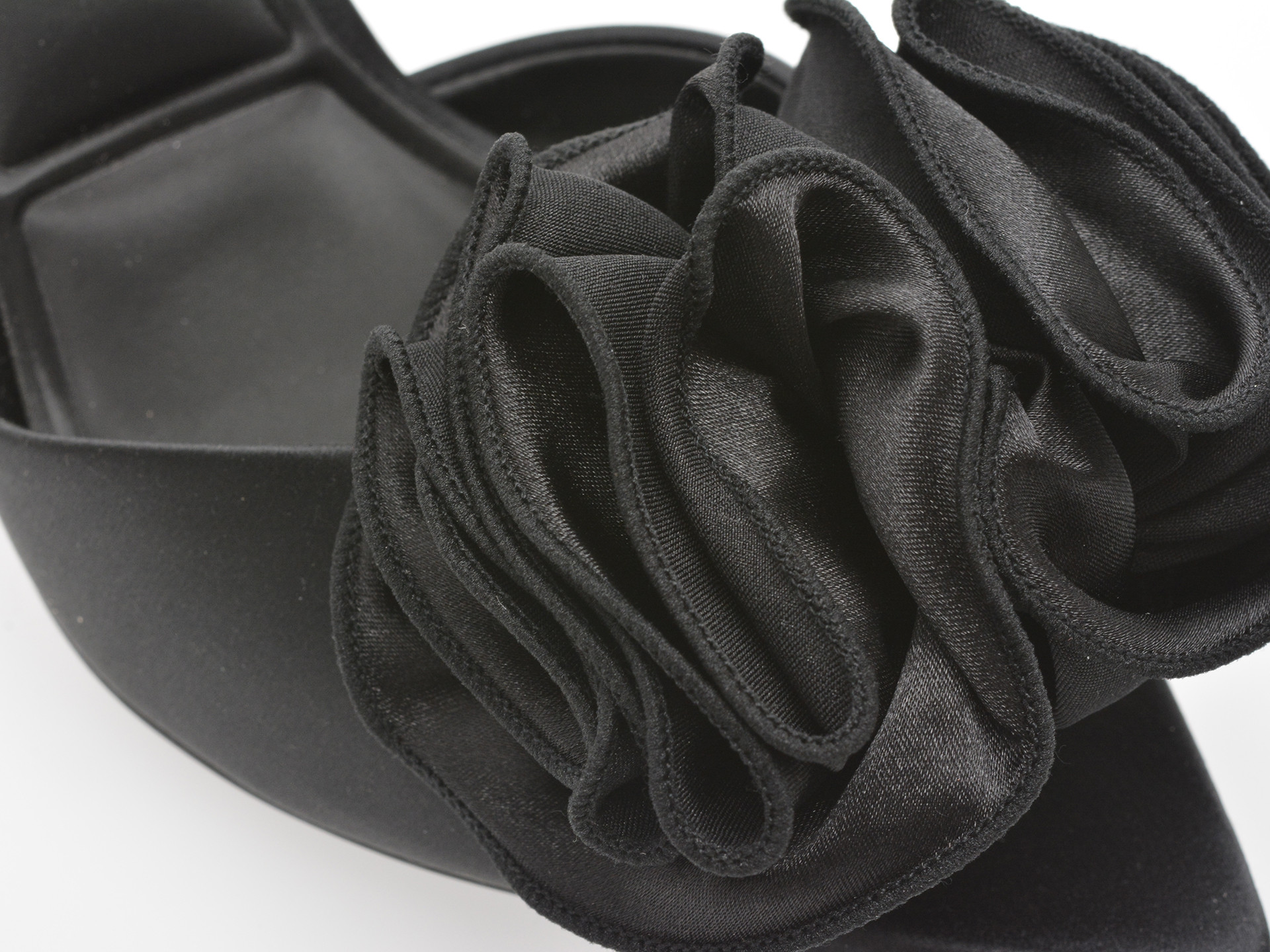 Papuci ALDO negri, MALEFICIENTMULE 001, din material textil