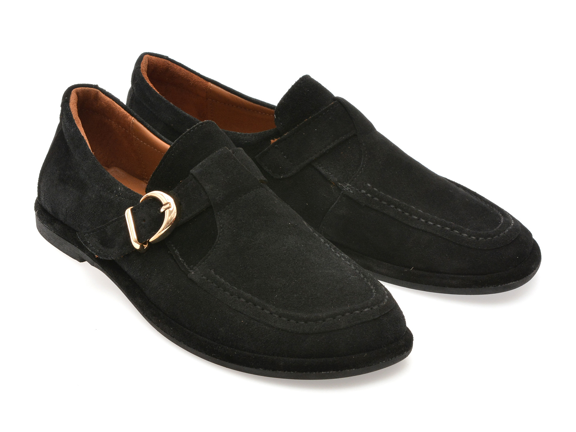 Pantofi EPICA negri, 2184038, din piele intoarsa