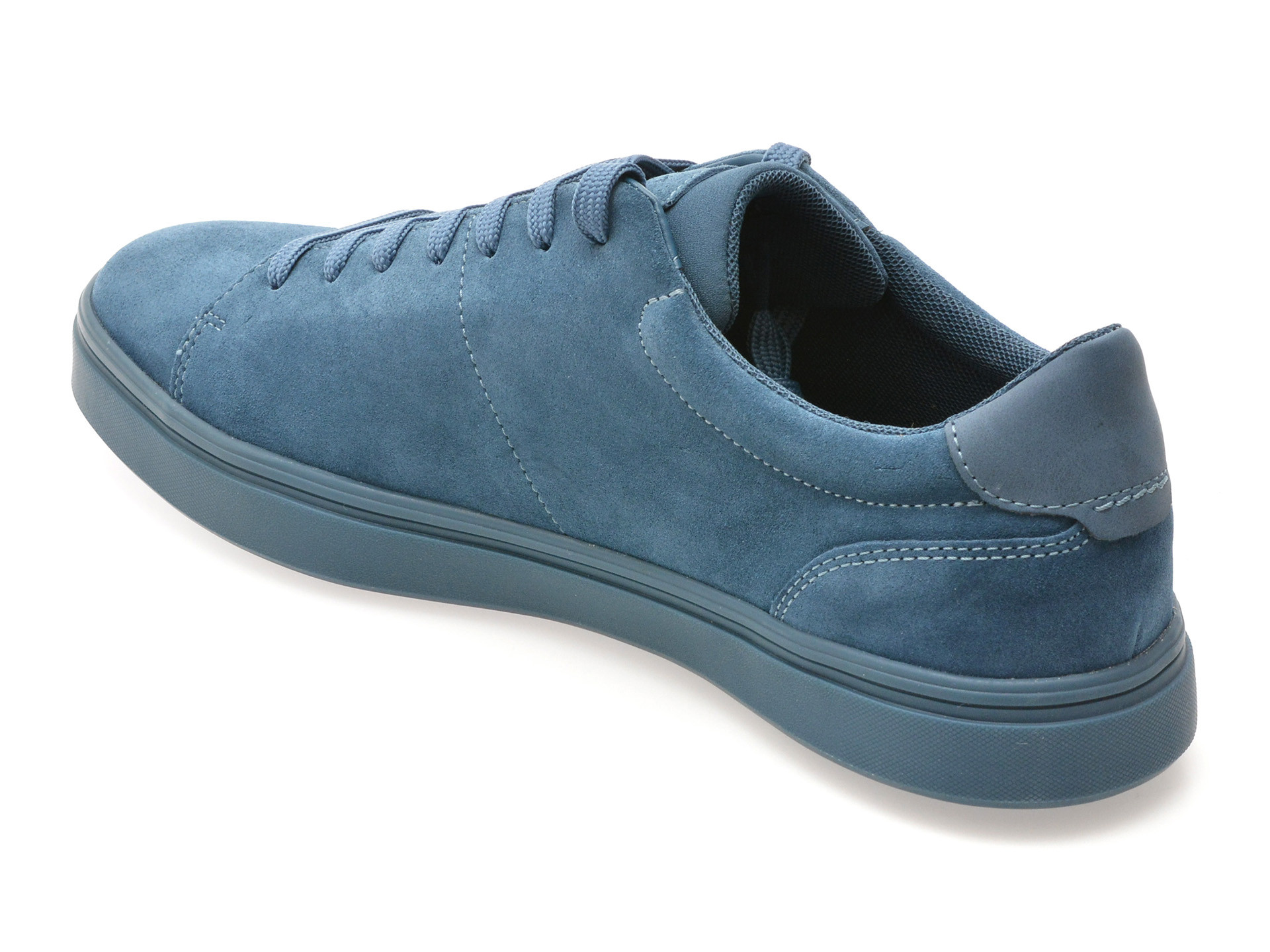 Pantofi sport GEOX albastri, U55LDA, din piele intoarsa