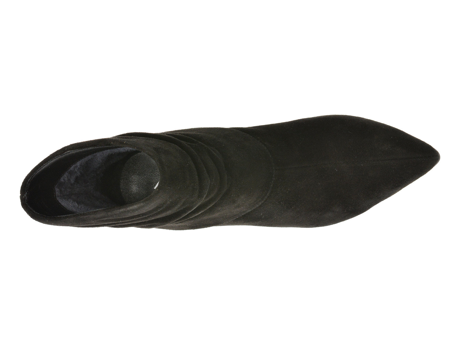 Botine elegante ALDO negre, 1122F, din piele intoarsa