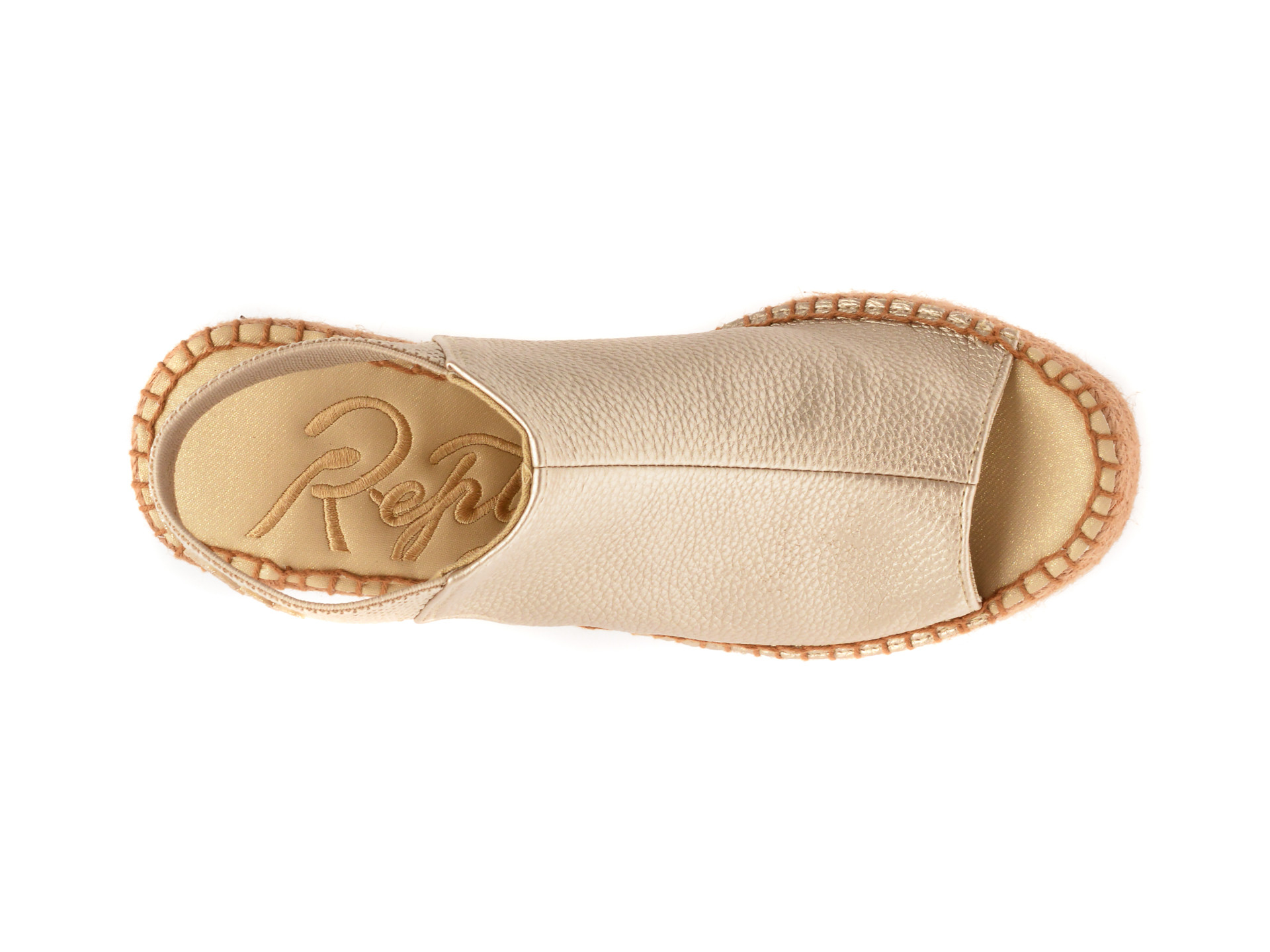 Sandale REPLAY aurii, WP4G08S, din piele ecologica