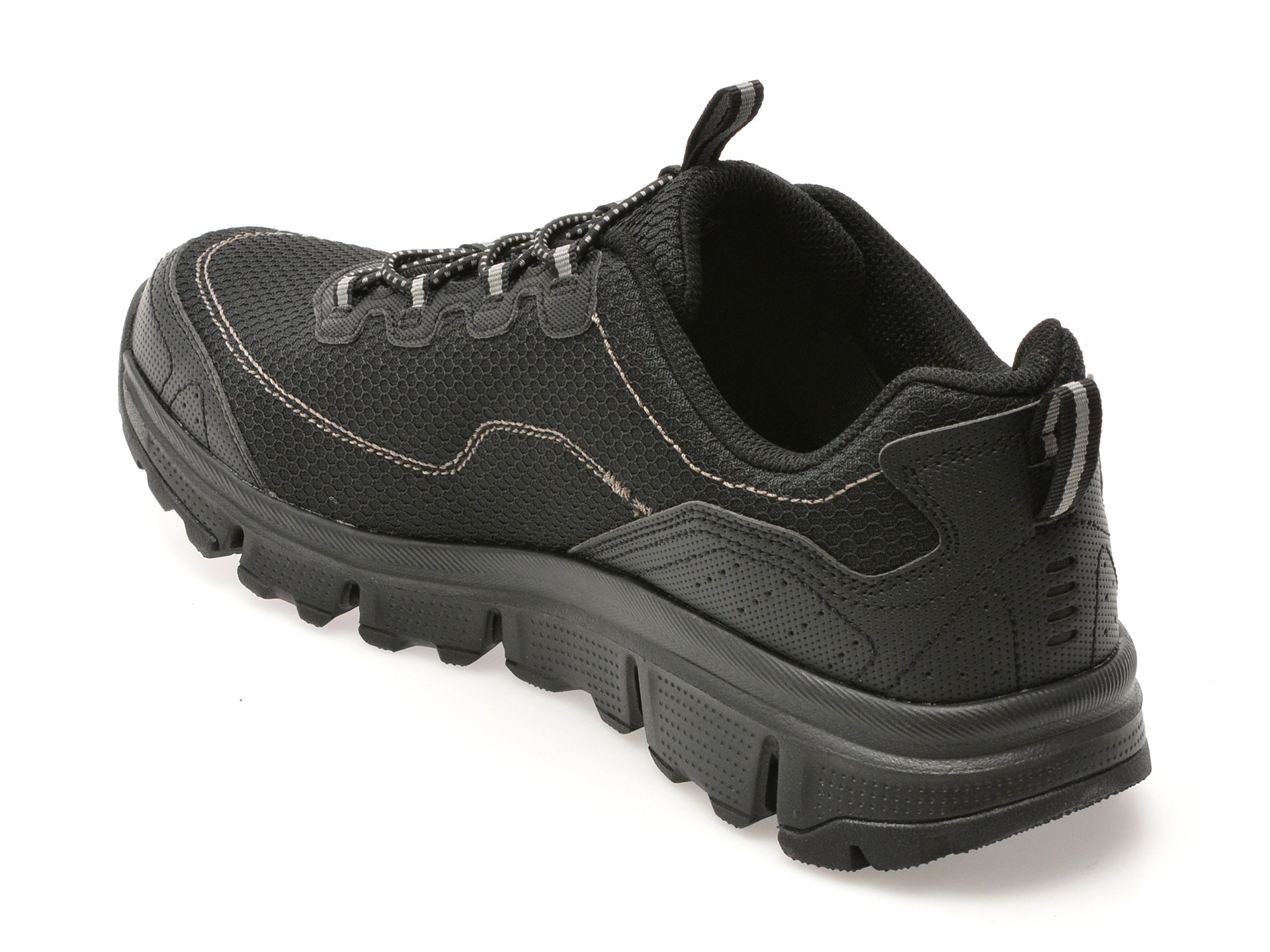 Pantofi sport SKECHERS negri, SUMMITS AT, din material textil