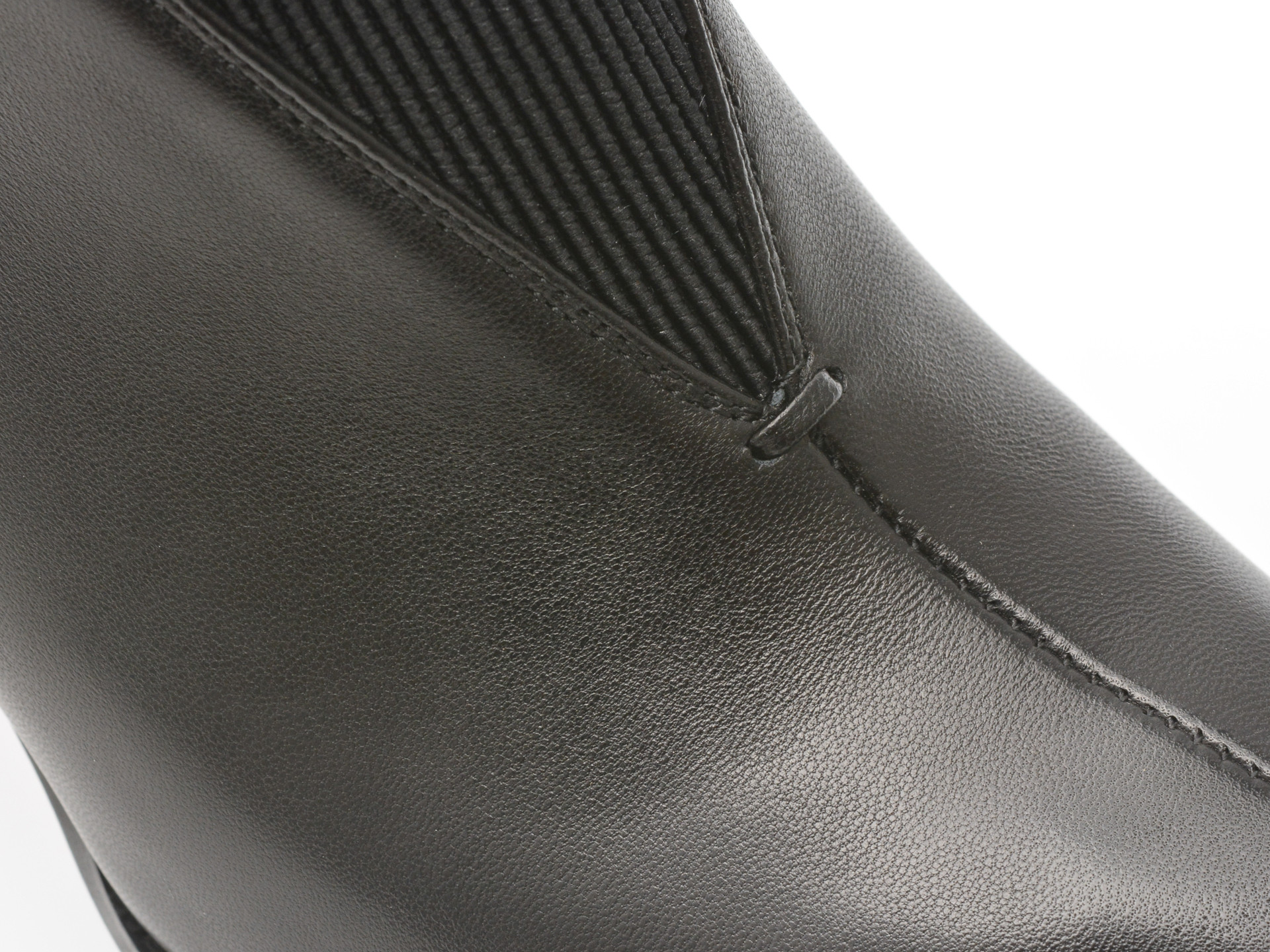 Botine elegante EPICA negre, J3925, din piele naturala