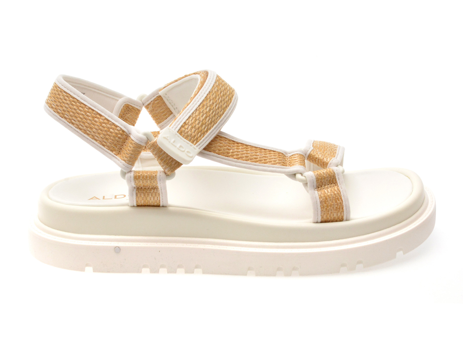 Sandale ALDO bej, OCEANA 101, din material textil
