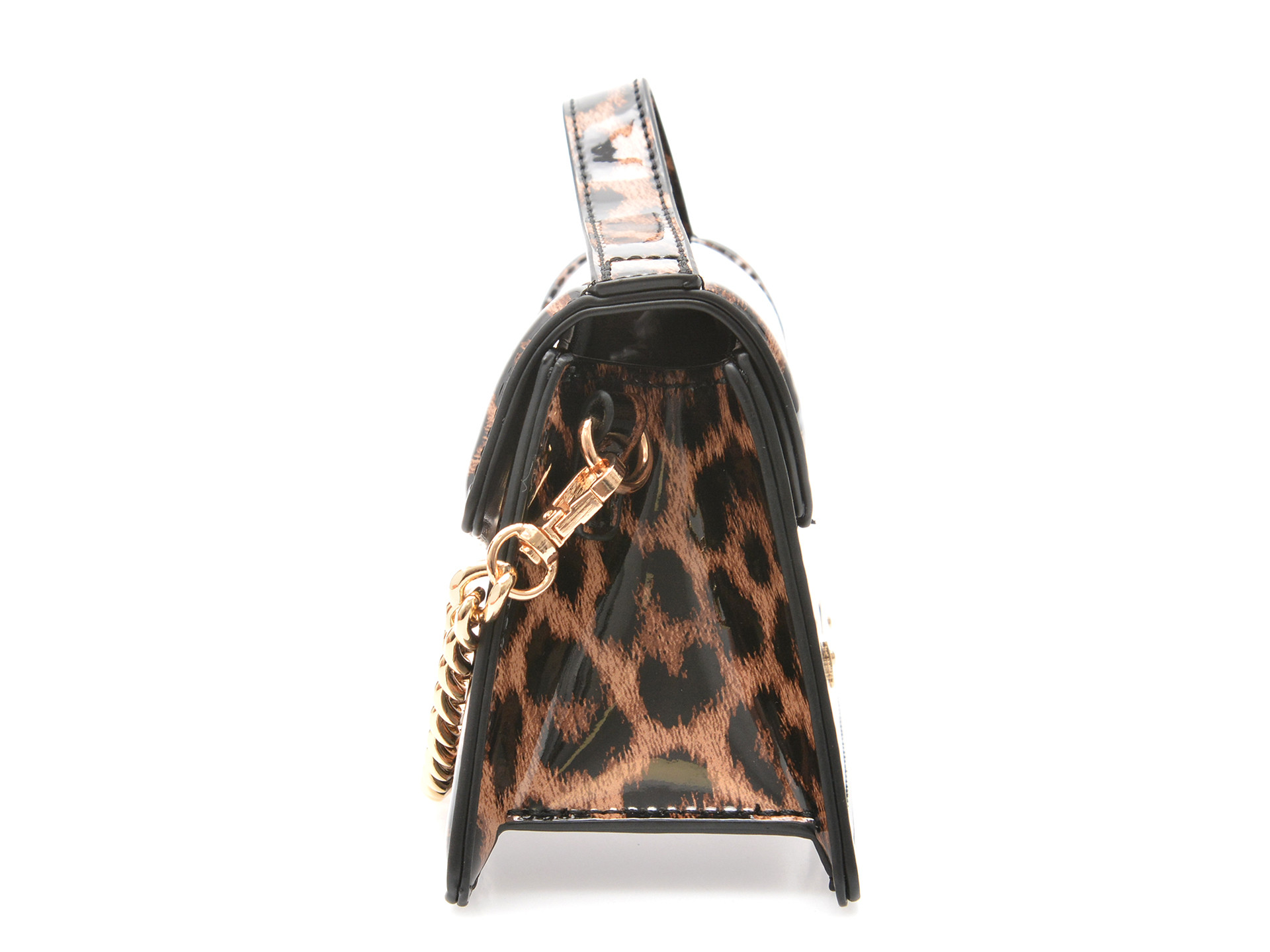 Geanta ALDO maro, LYSANDRIA 994, din piele ecologica lacuita