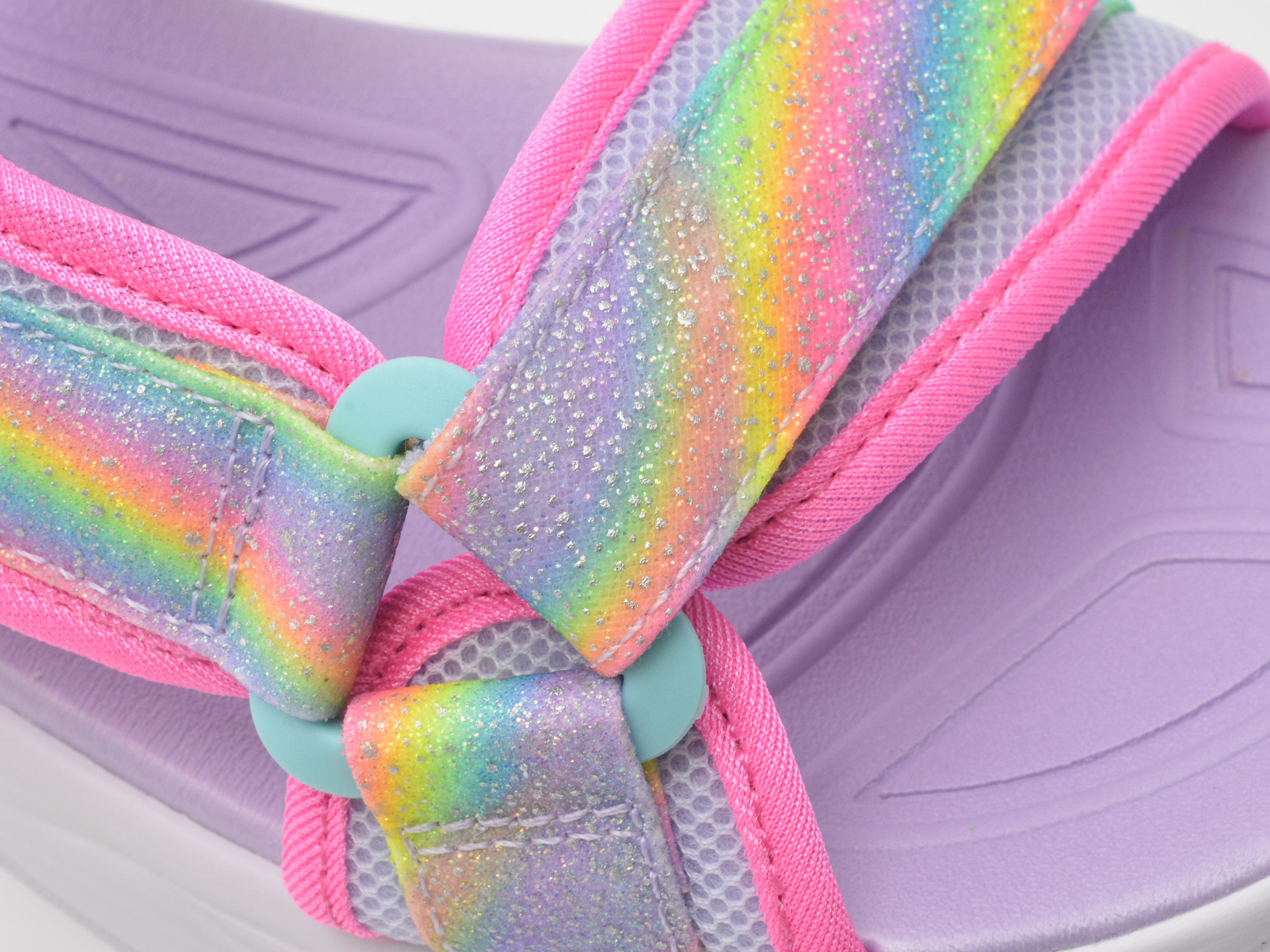 Sandale SKECHERS mov, UNICORN DREAMS, din material textil