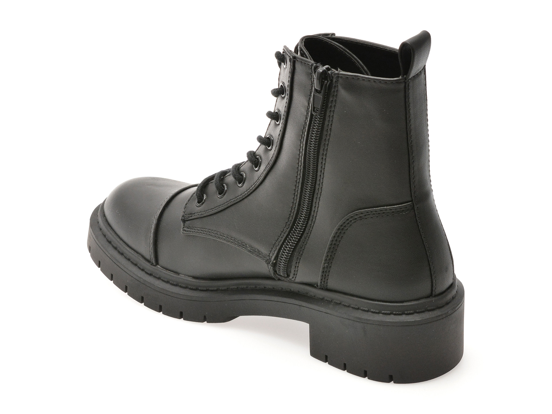 Bocanci ALDO negri, GOER 001, din piele ecologica