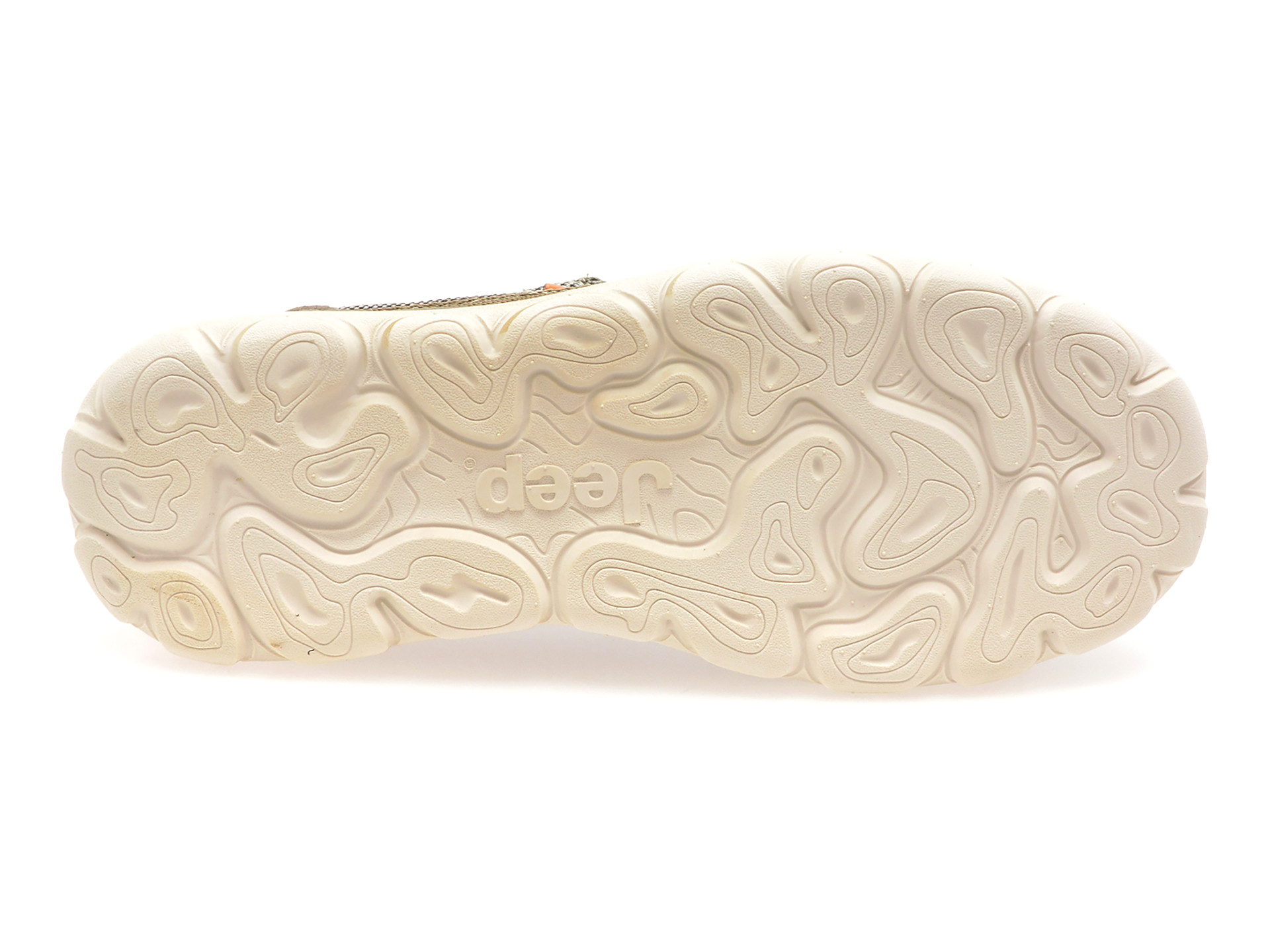 Mocasini JEEP gri, M51042A, din material textil