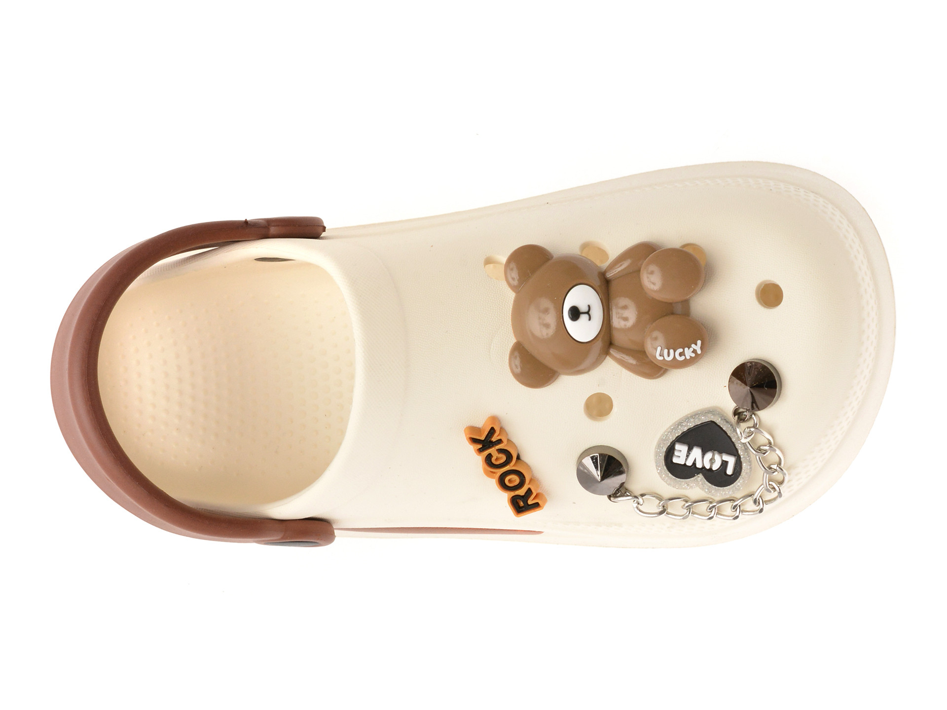 Papuci GRYXX albi, 258, din pvc