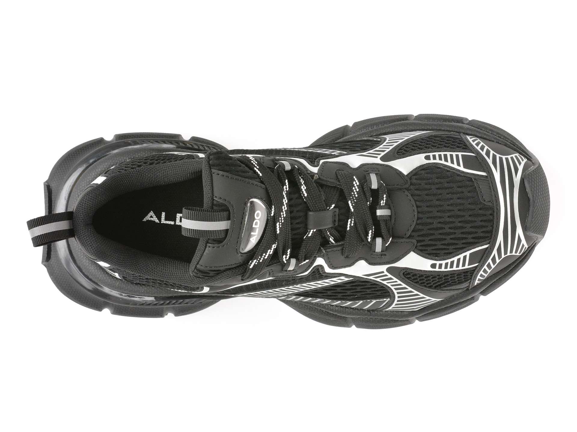 Pantofi sport ALDO negri, JENSEN 001, din material textil