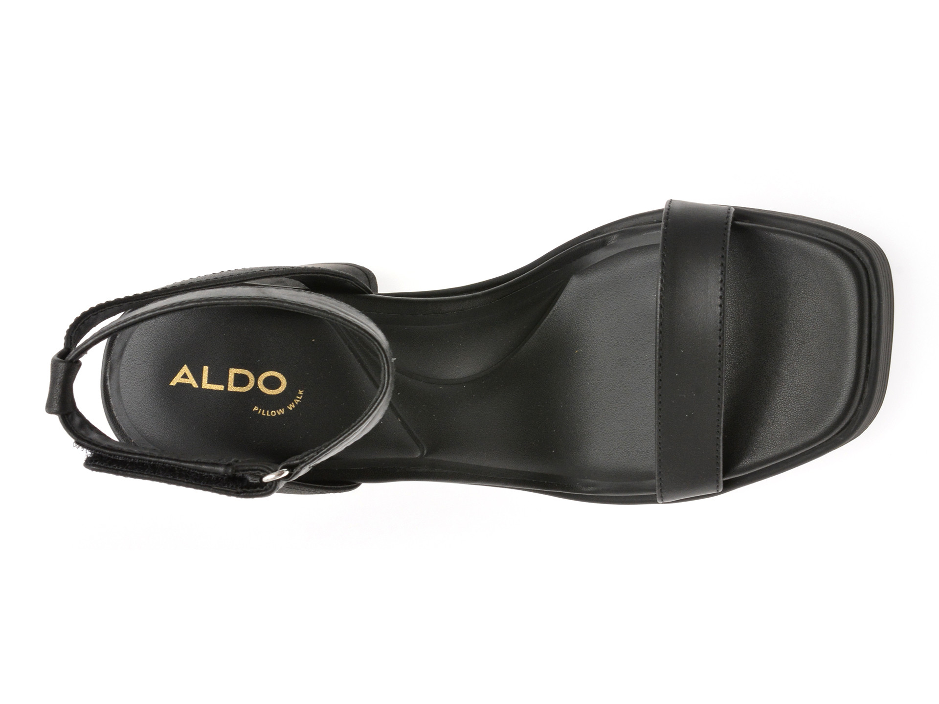 Sandale ALDO negre, BERADE 001, din piele naturala