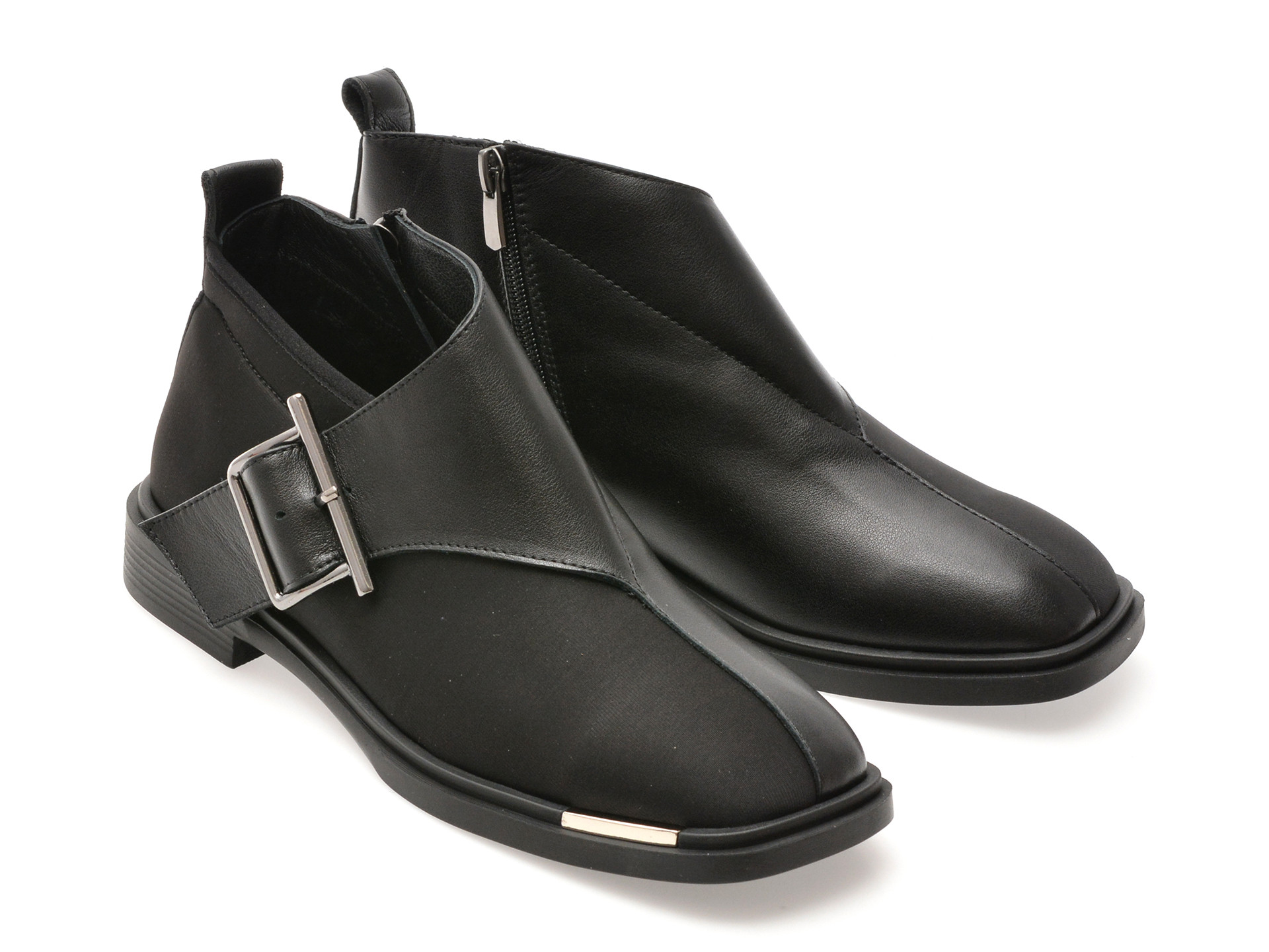 Ghete EPICA negre, 3941102, din piele naturala