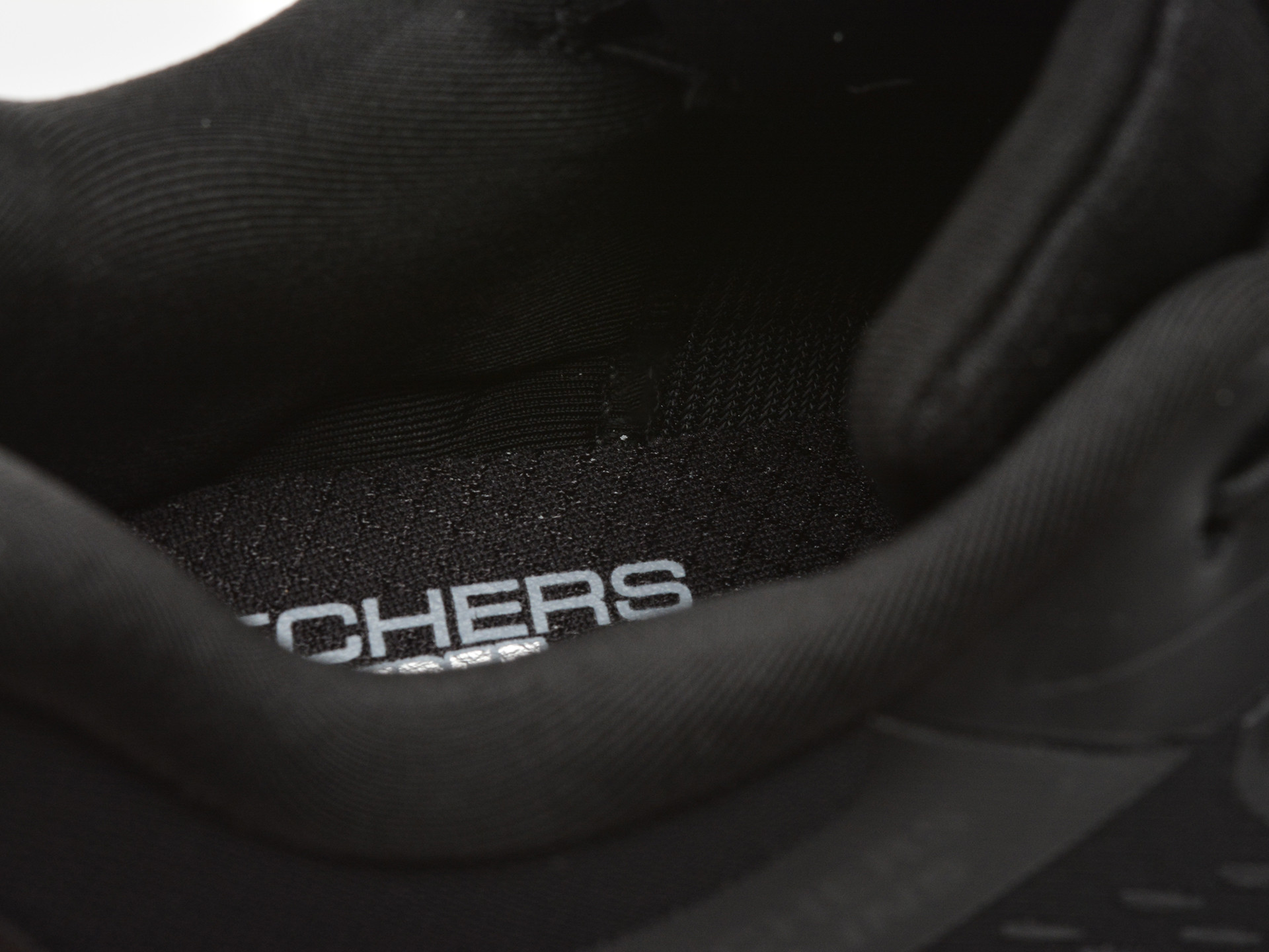 Pantofi sport SKECHERS negri, GLIDE-STEP +, din material textil