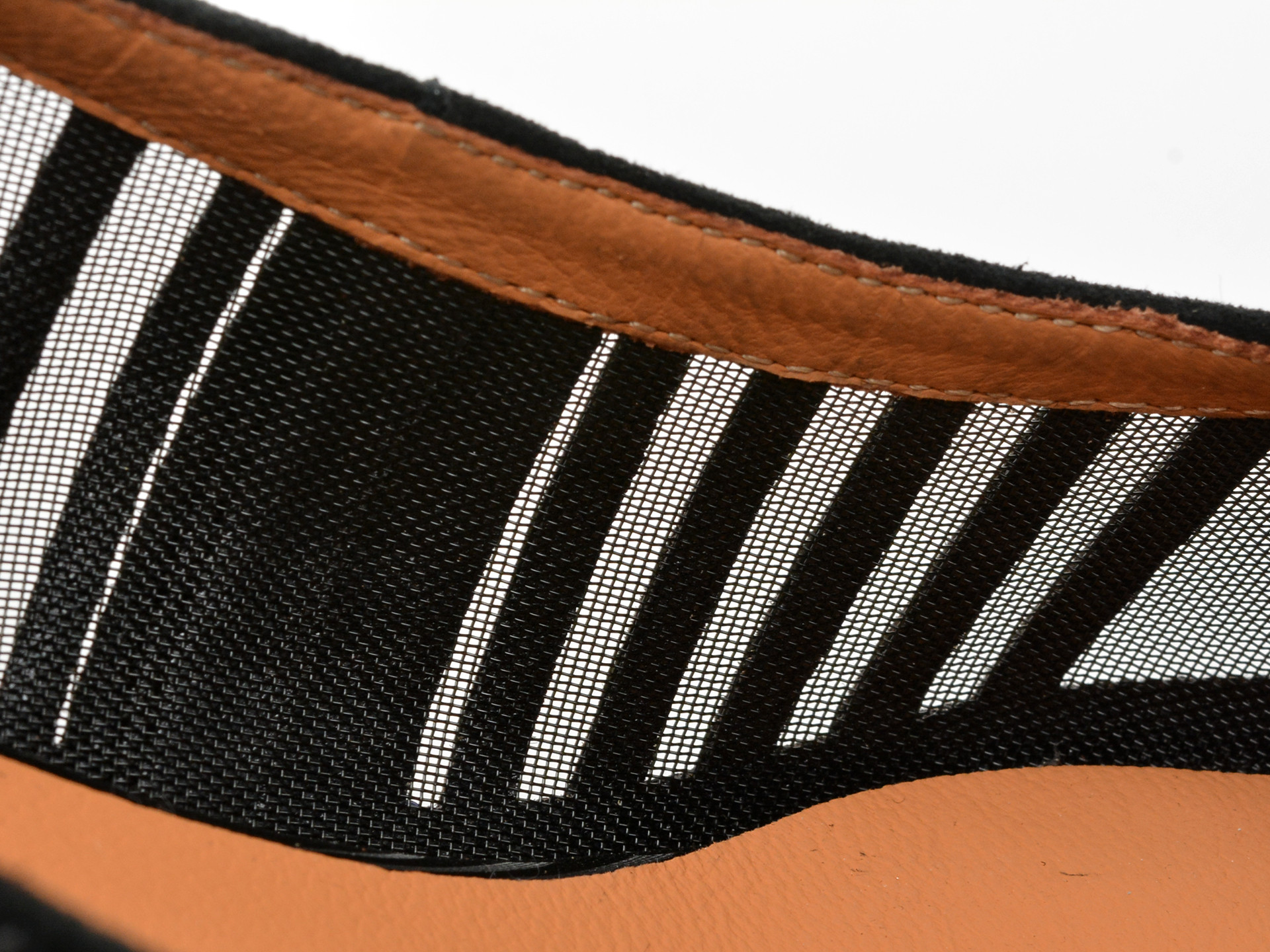 Balerini EPICA negri, 5101, din piele intoarsa