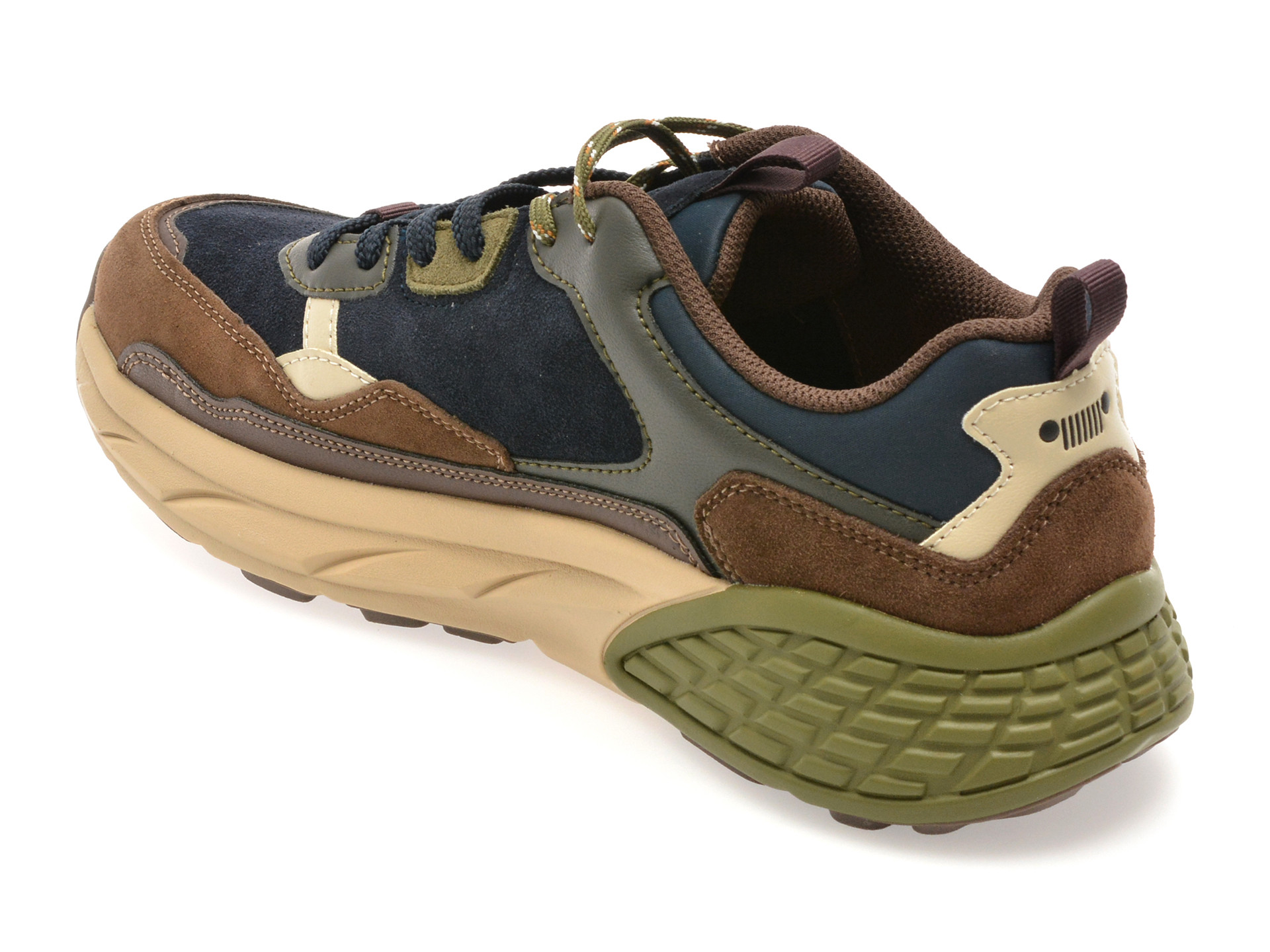 Pantofi sport JEEP bleumarin, M52070A, din piele naturala