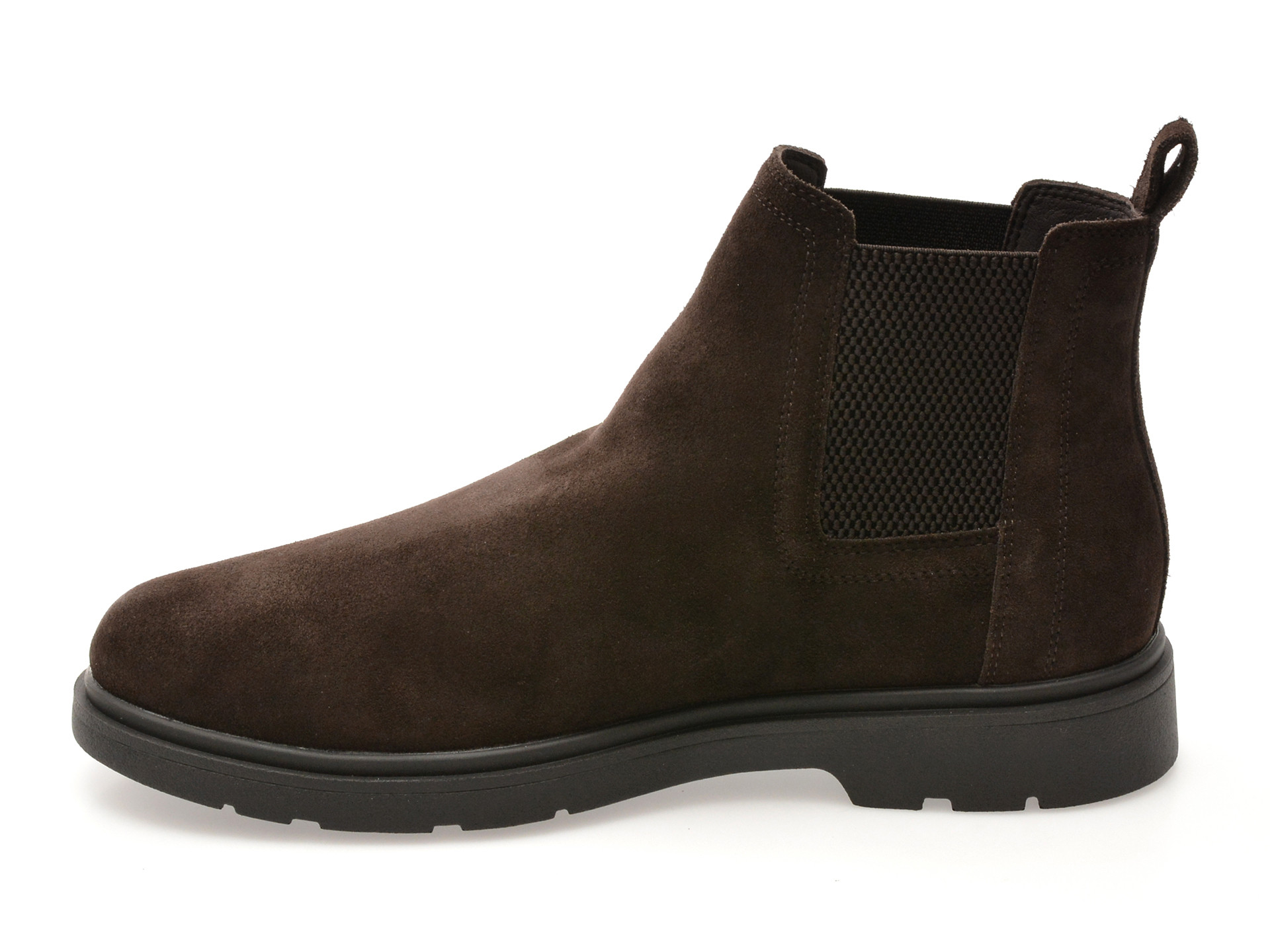 Ghete GEOX maro, U36D1C, din piele intoarsa