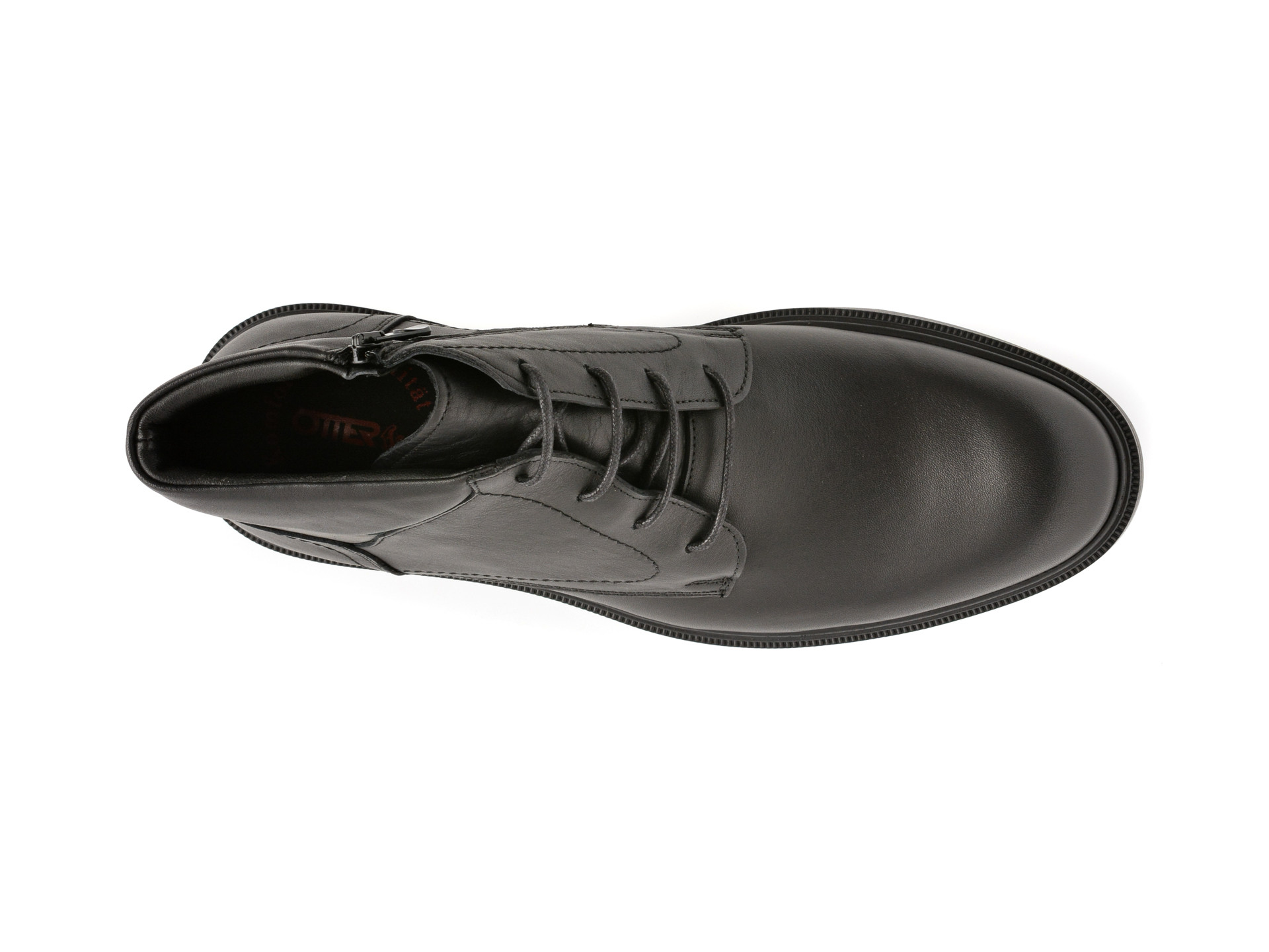 Ghete elegante OTTER negre, A65, din piele naturala