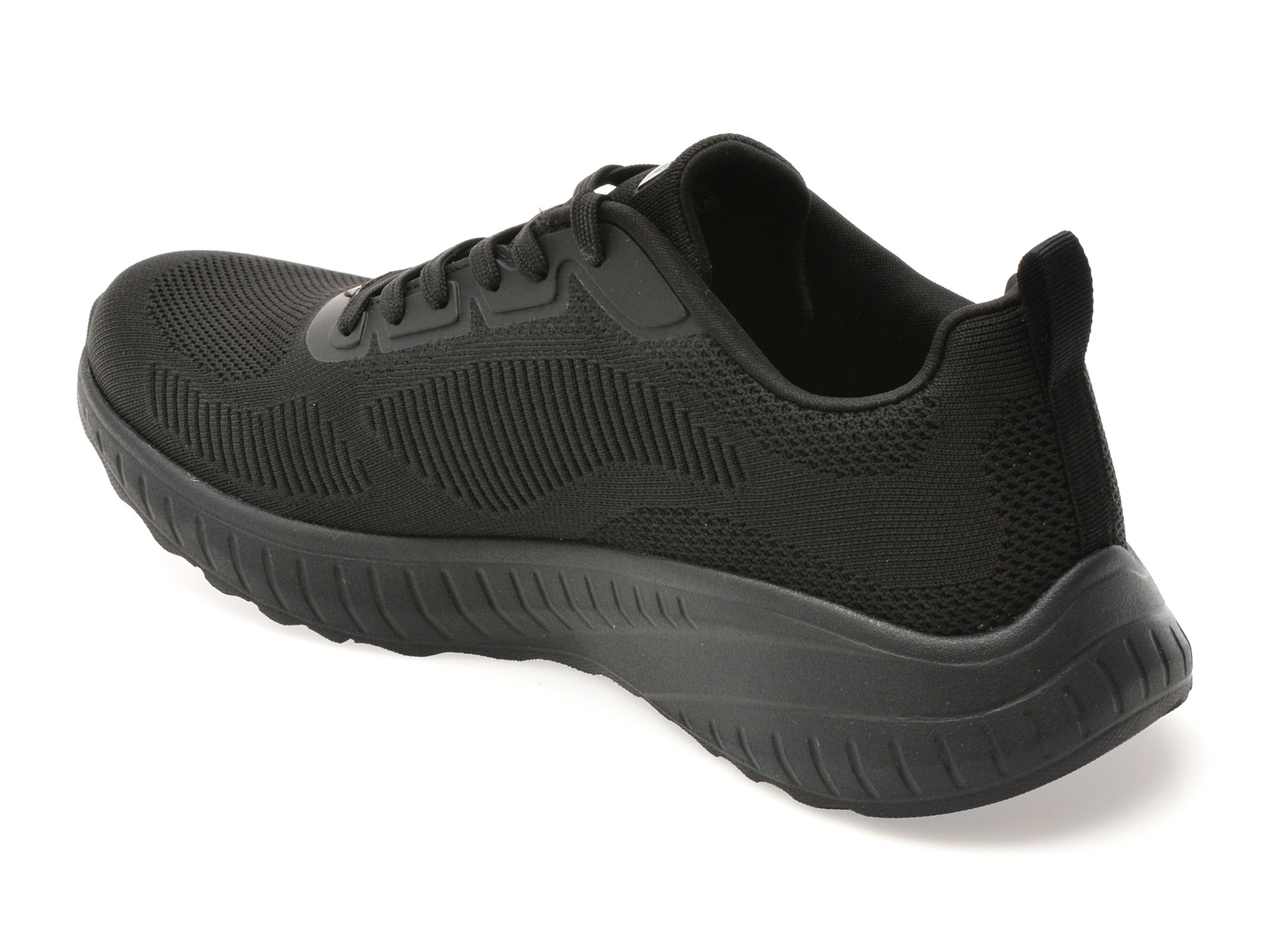 Pantofi sport SKECHERS negri, BOBS SQUAD CHAOS, din material textil