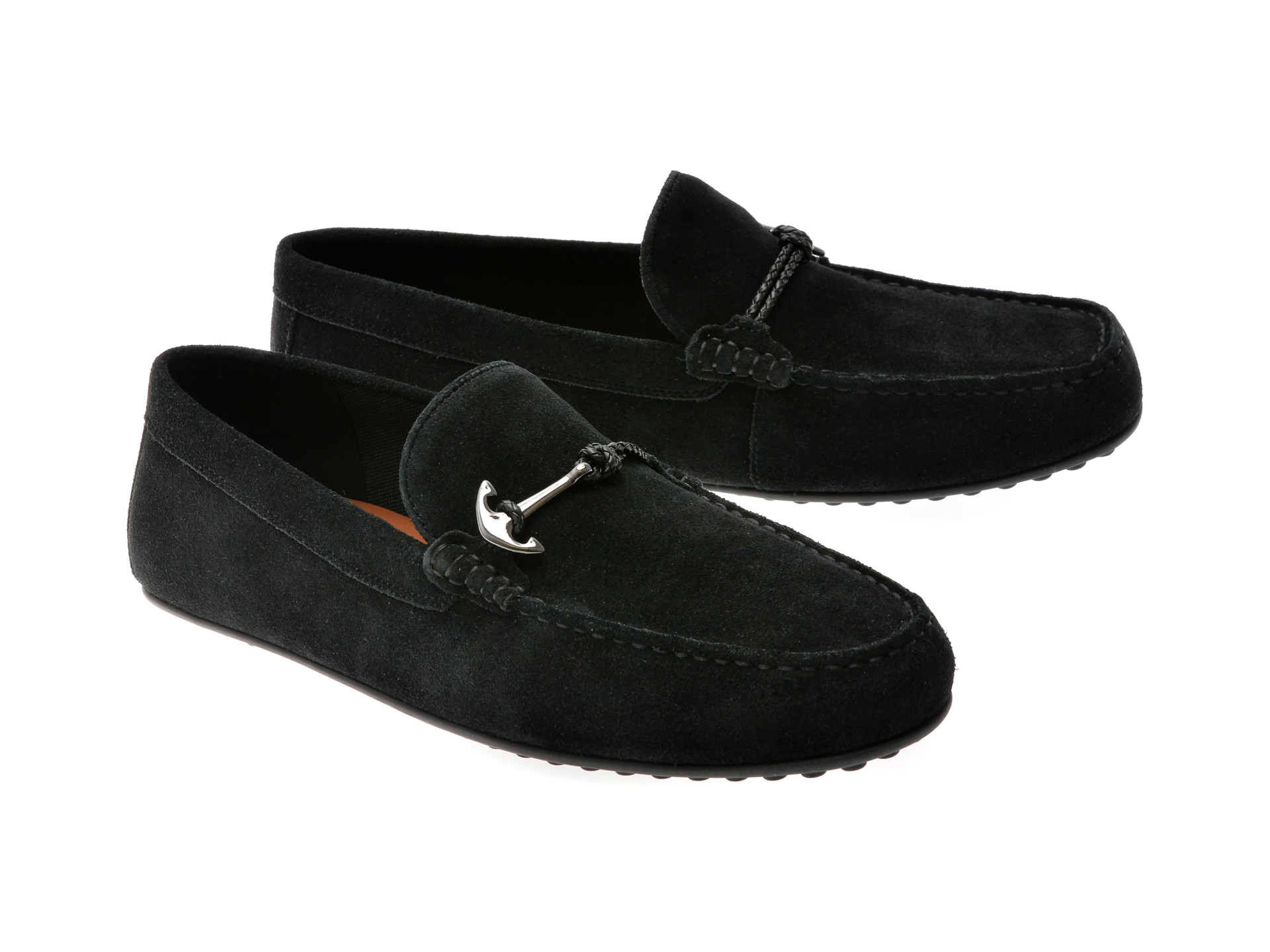 Mocasini eleganti ALDO negri, WILBART 004, din piele intoarsa