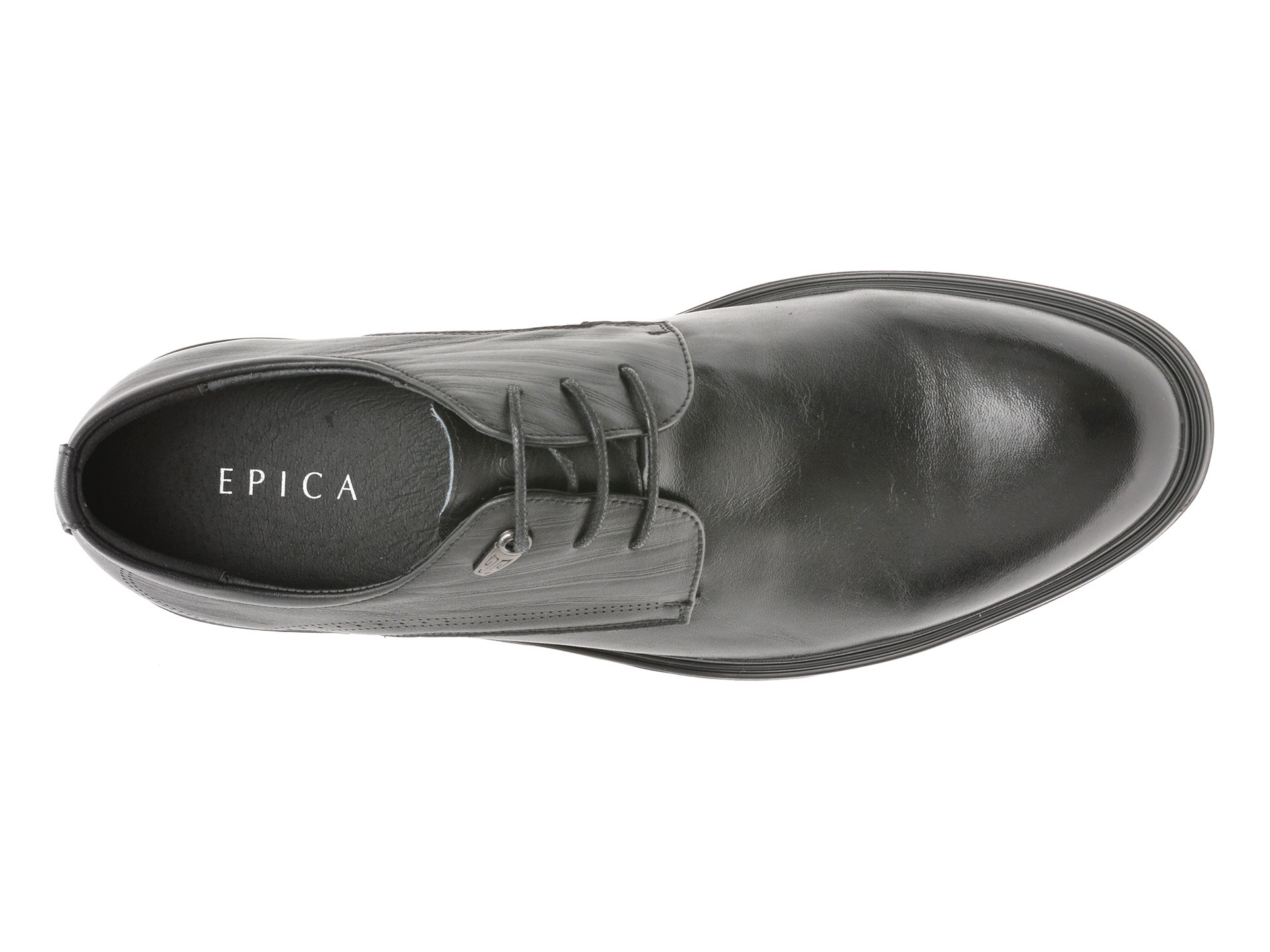 Pantofi eleganti EPICA negri, 37321, din piele naturala