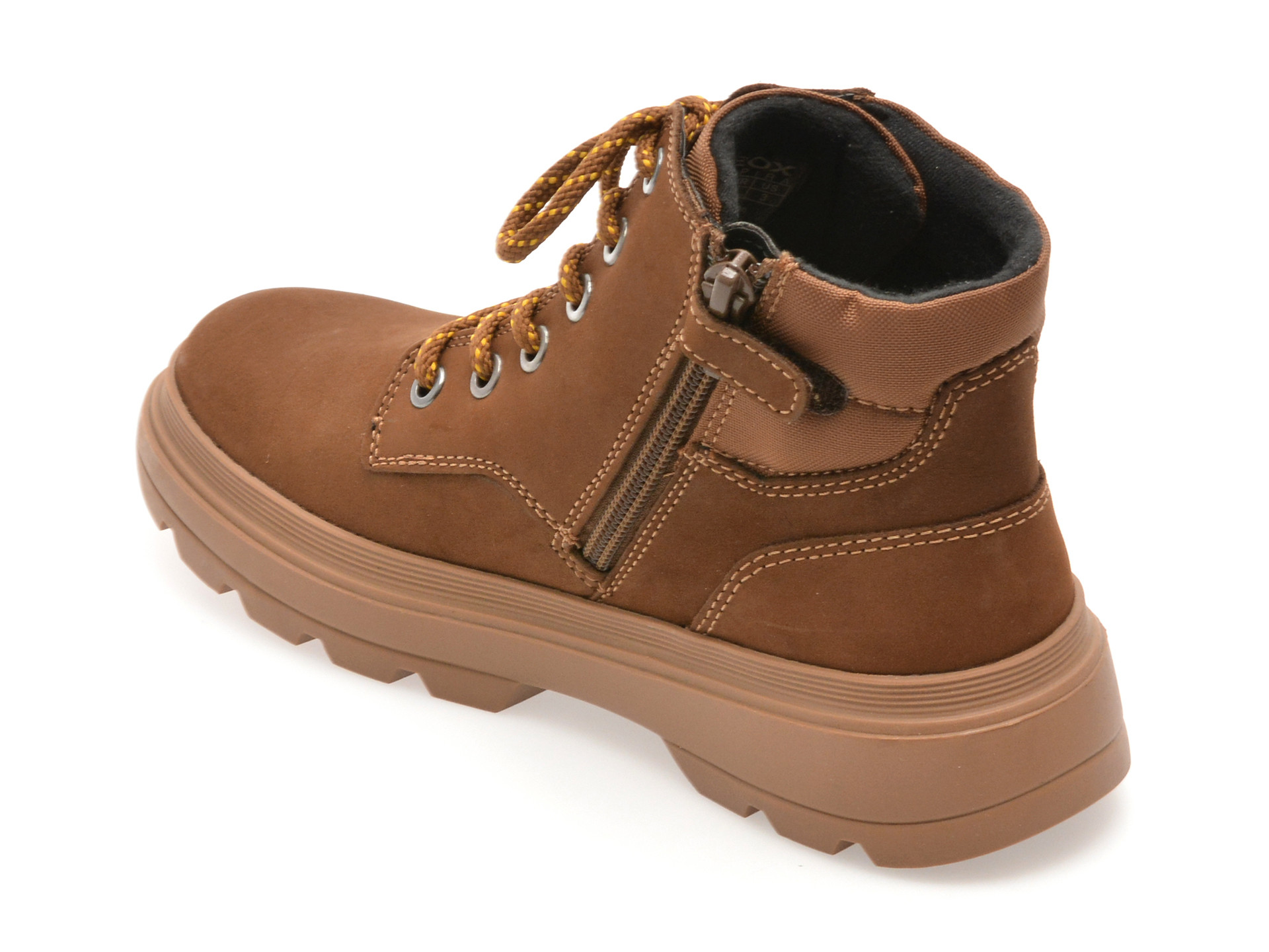 Ghete GEOX maro, J46M9A, din piele naturala