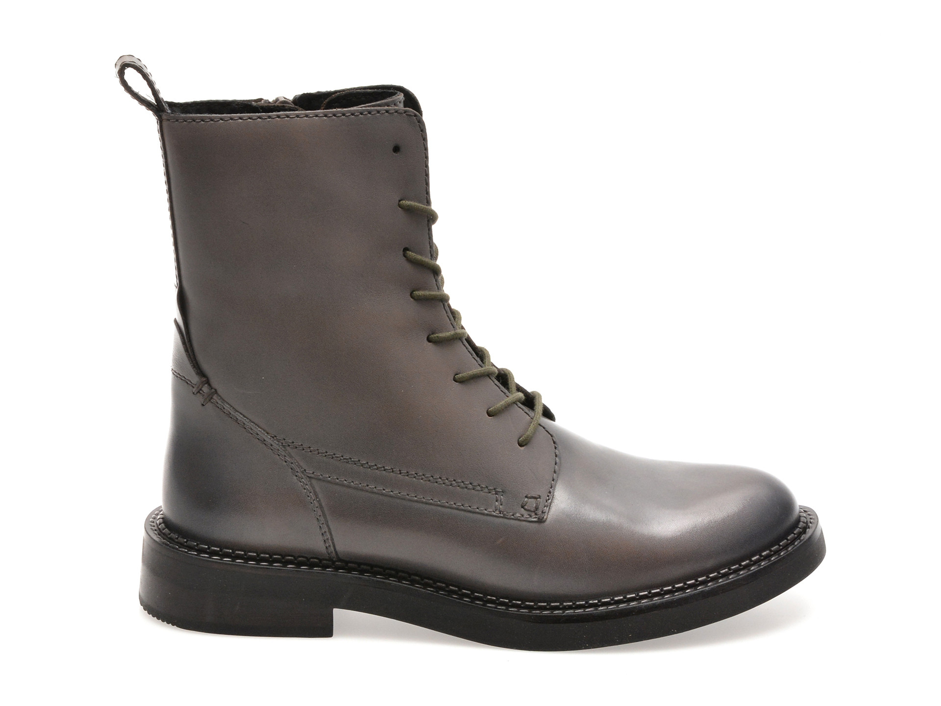 Ghete GEOX gri, D46WYG, din piele naturala