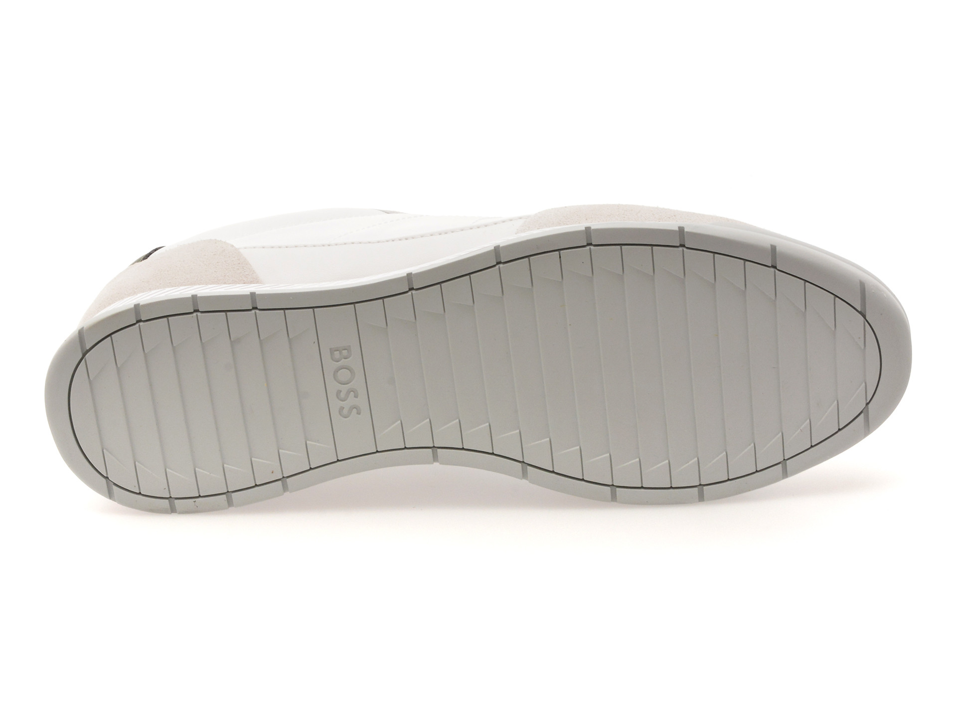 Pantofi sport BOSS albi, 8864, din material textil