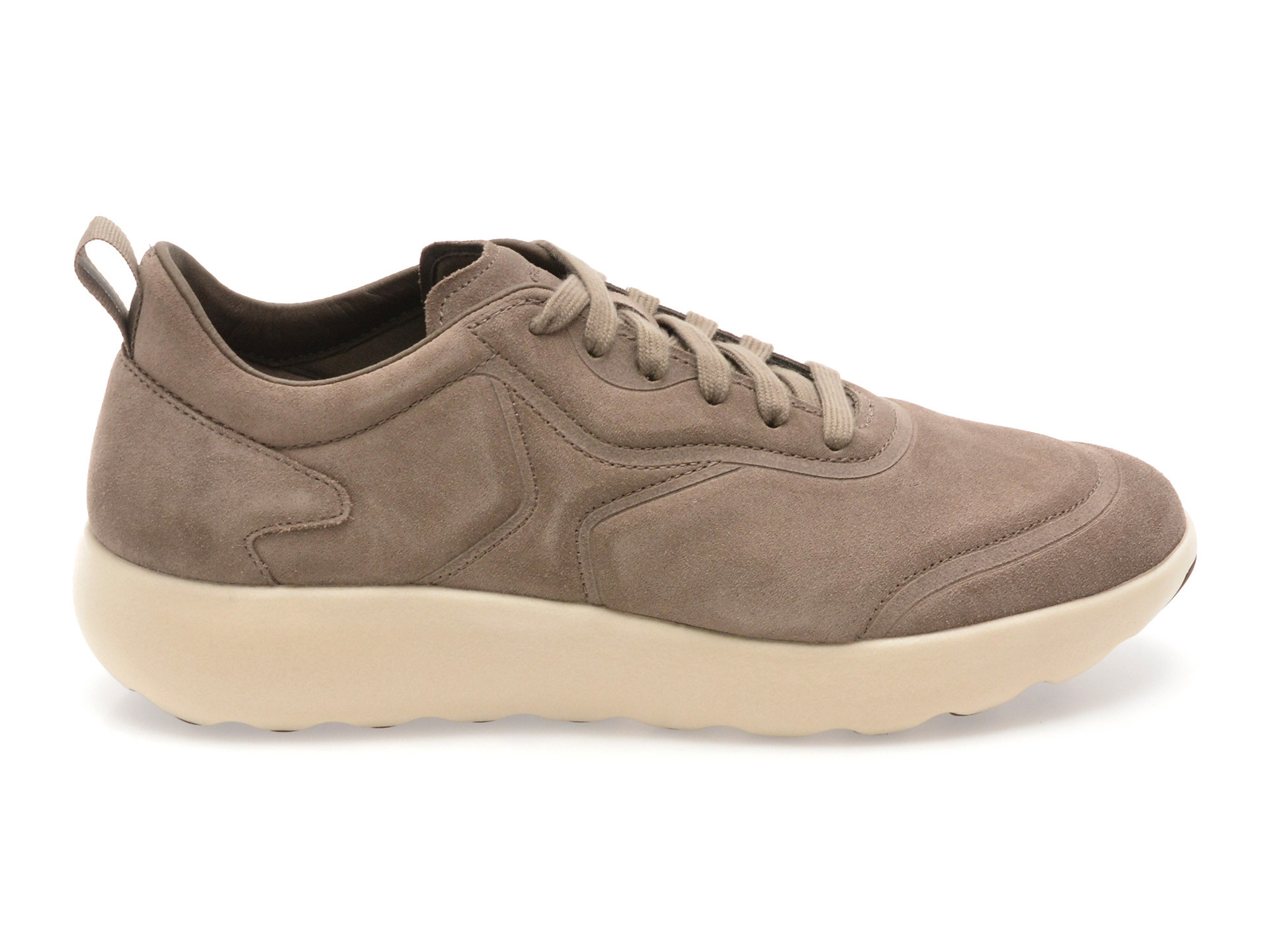 Pantofi sport GEOX gri, U46LFA, din piele intoarsa