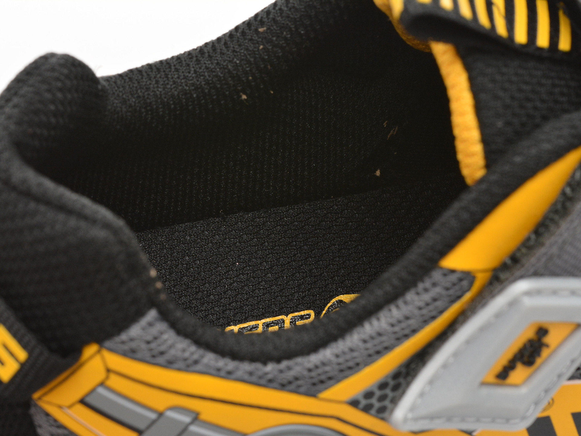 Pantofi sport SKECHERS galbeni, SKECH TRACKS, din material textil