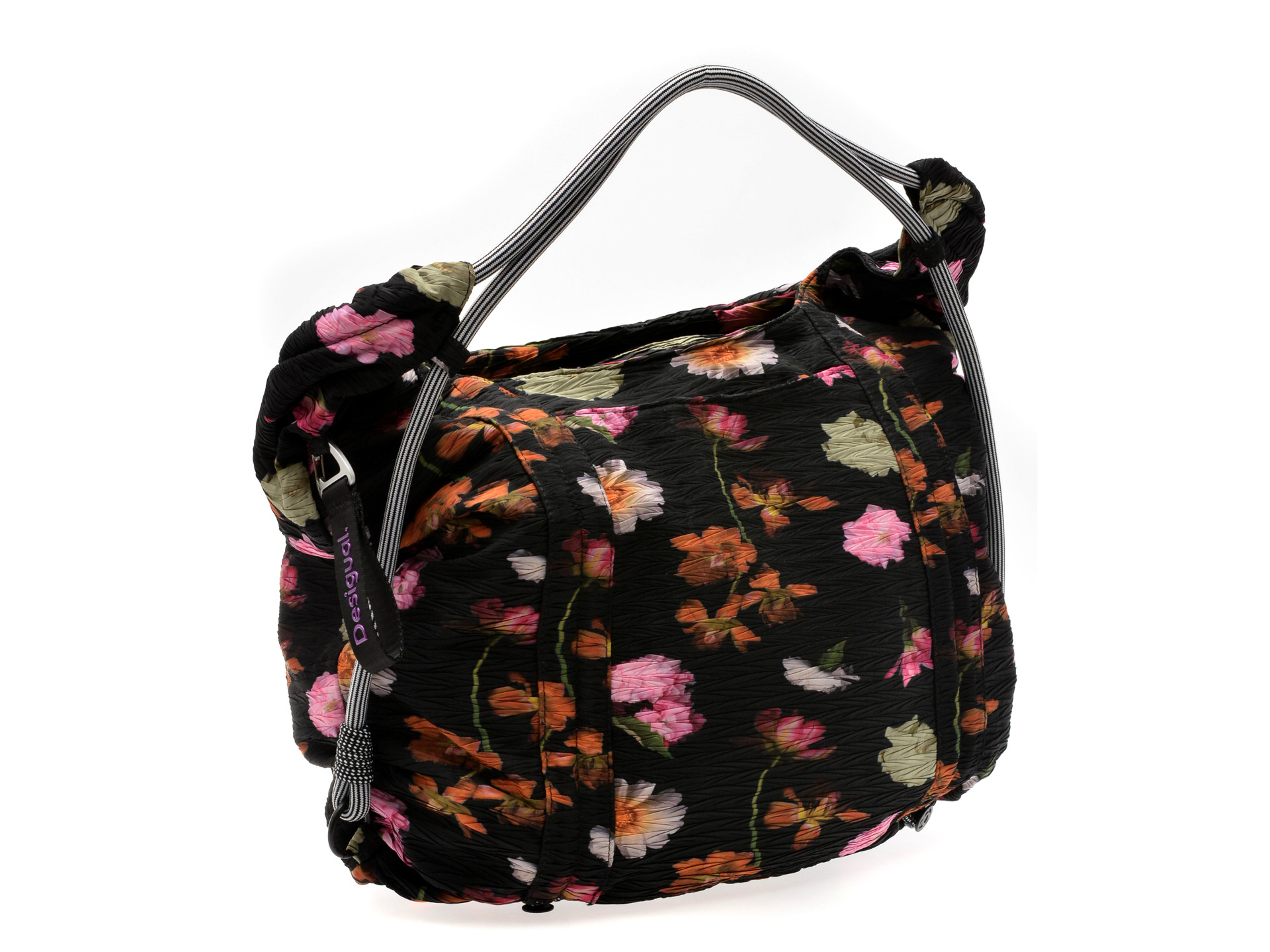 Geanta DESIGUAL neagra, SAXY22, din material textil