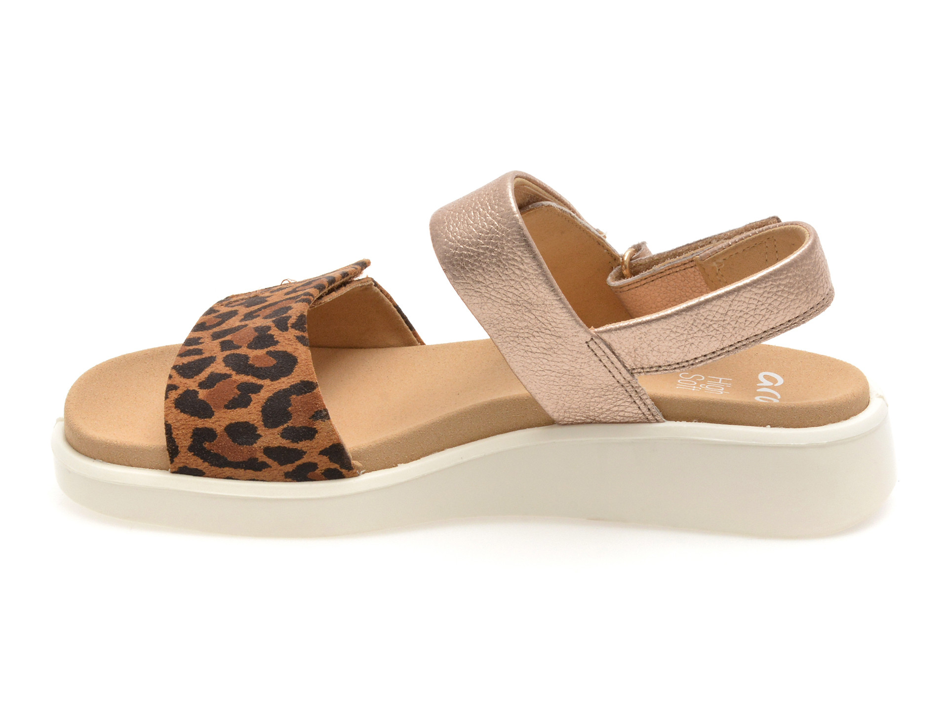 Sandale ARA bej, 21401, din piele naturala