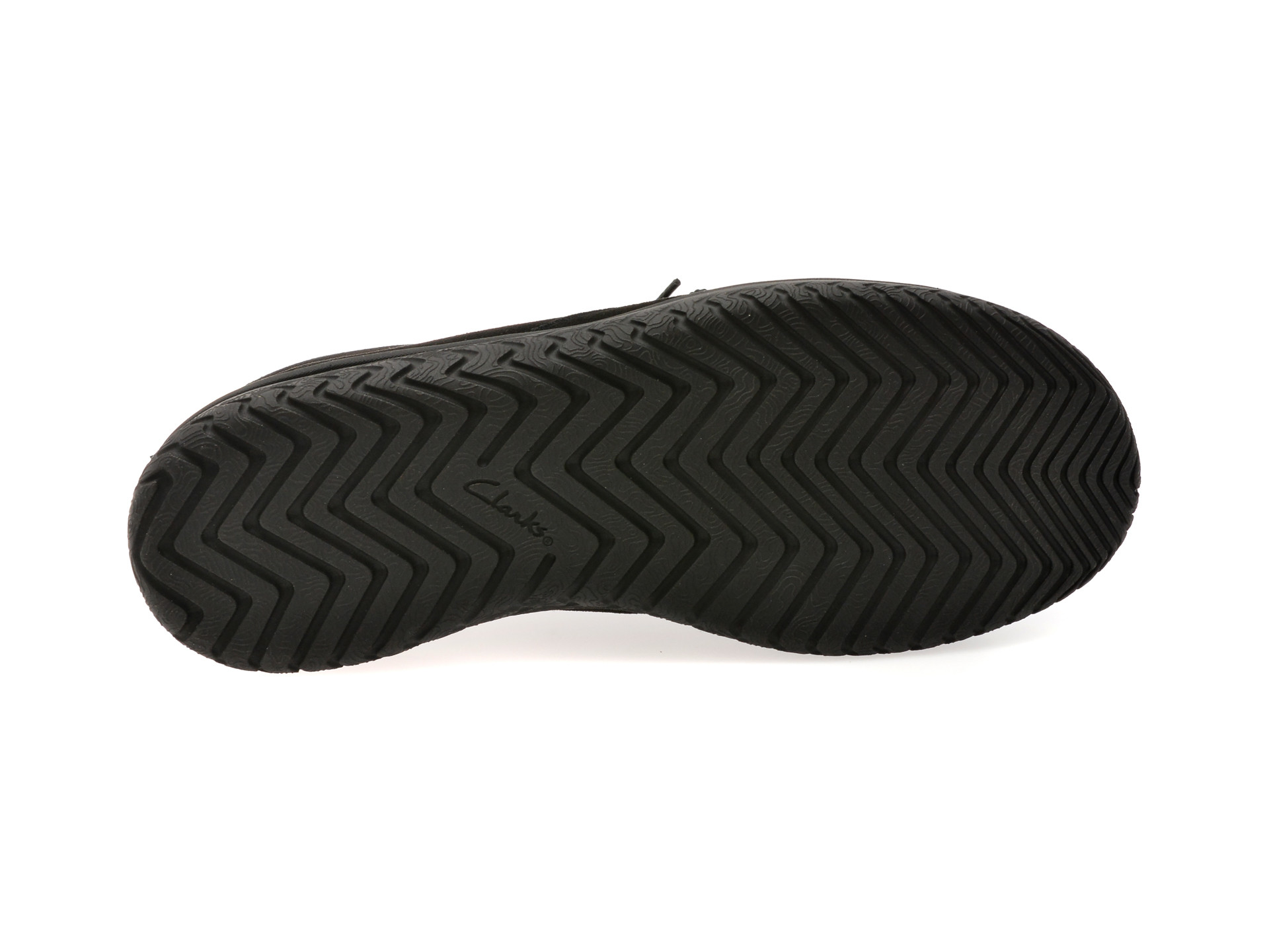 Ghete CLARKS negre, RELAX LITE MOC, din piele intoarsa