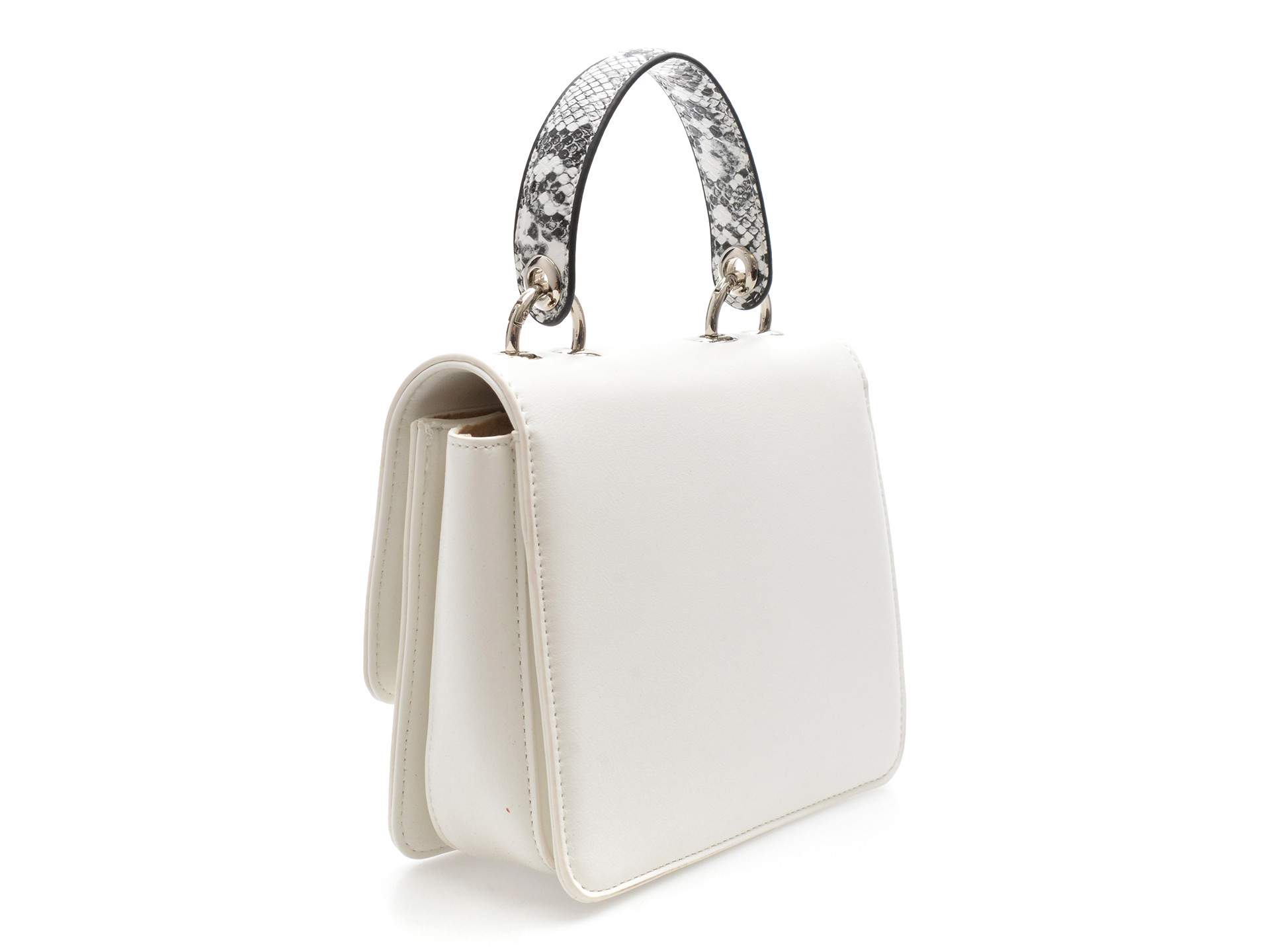 Geanta EPICA alba, 718, din piele ecologica