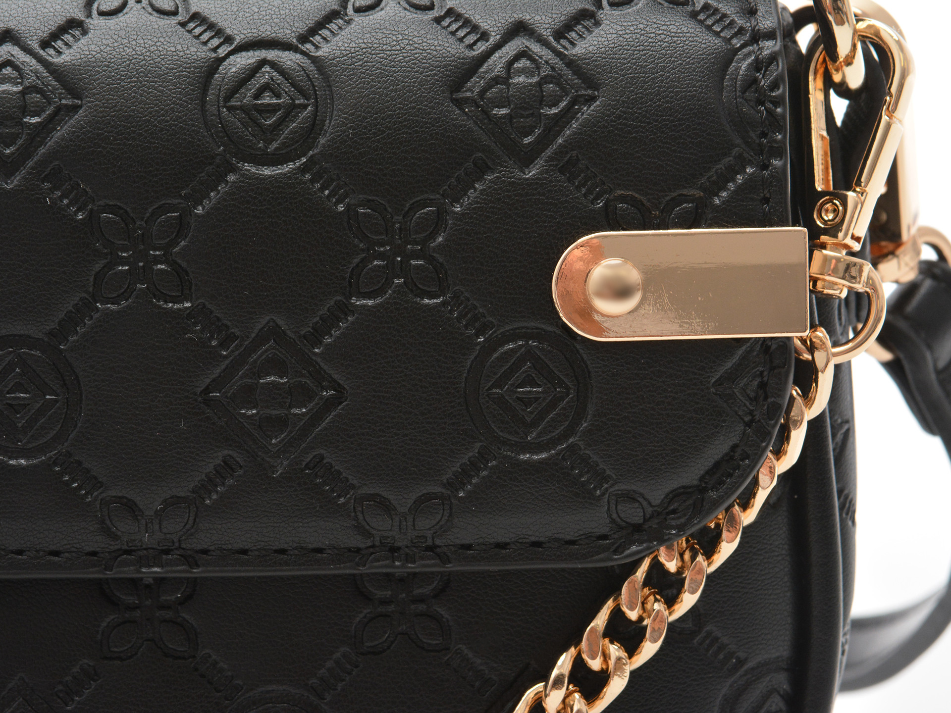 Geanta ALDO neagra, UMAULIAN 001, din piele ecologica