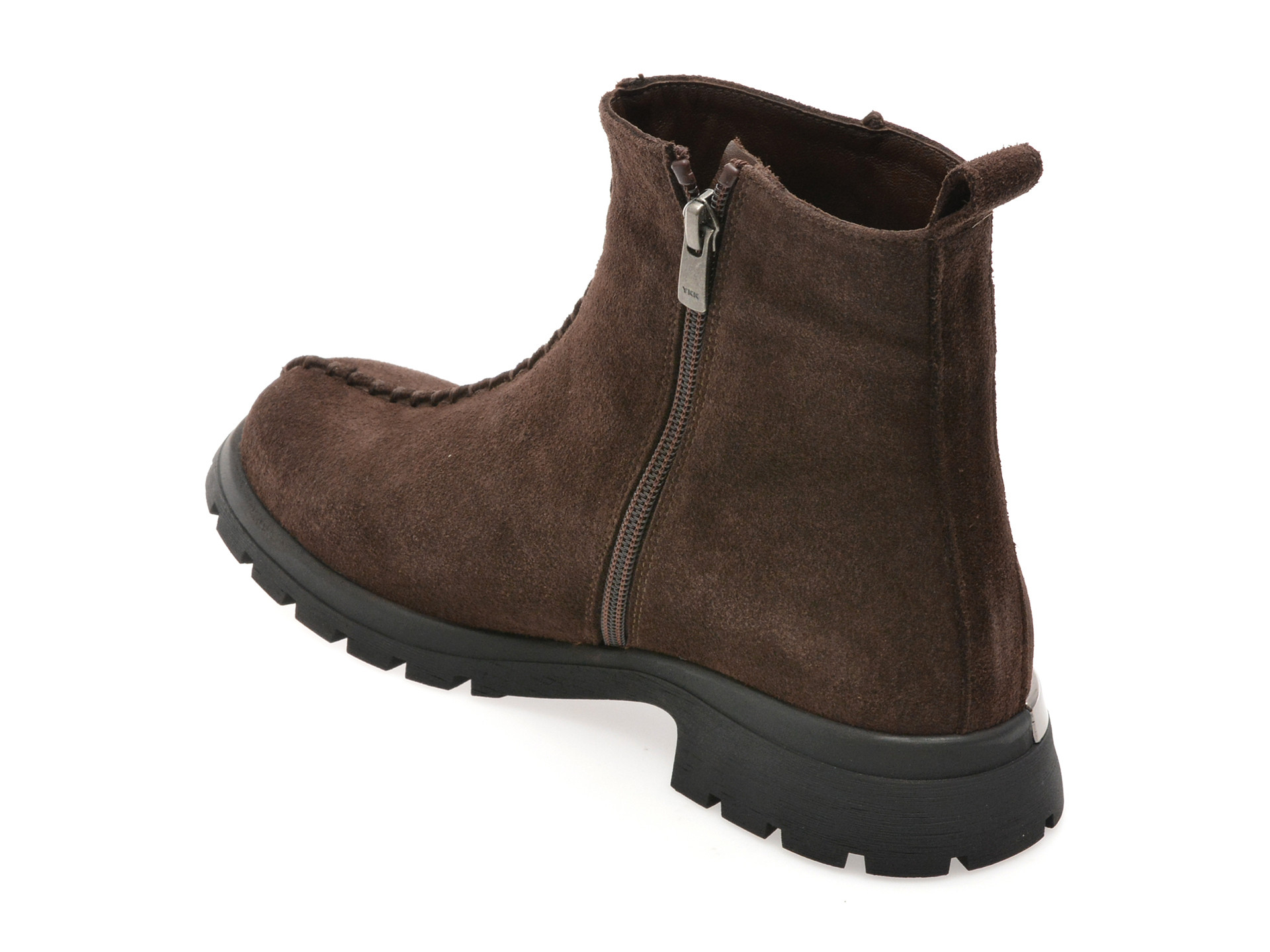 Ghete IMAGE maro, 208300, din piele intoarsa