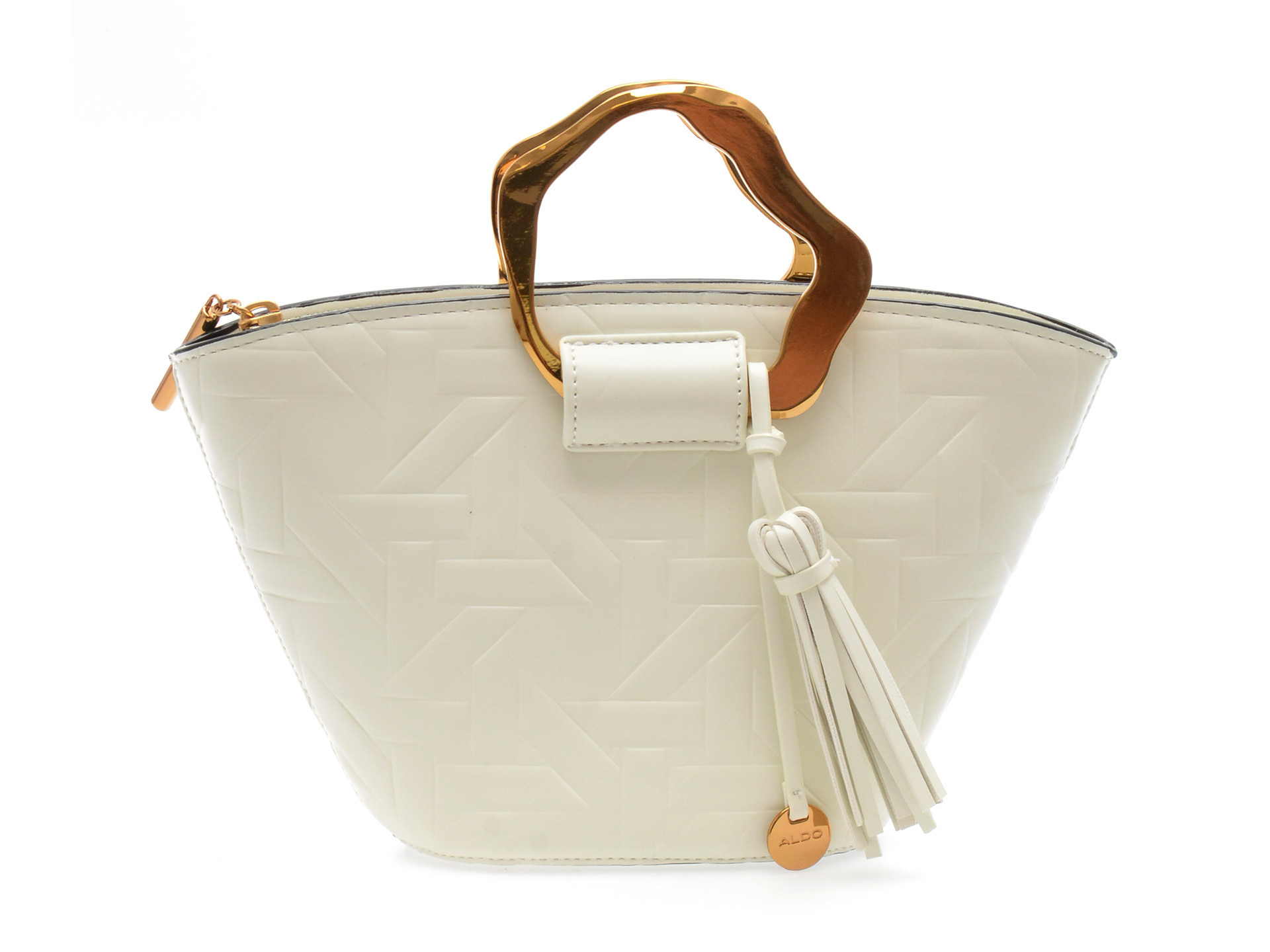 Geanta ALDO alba, MALEDE 110, din piele ecologica