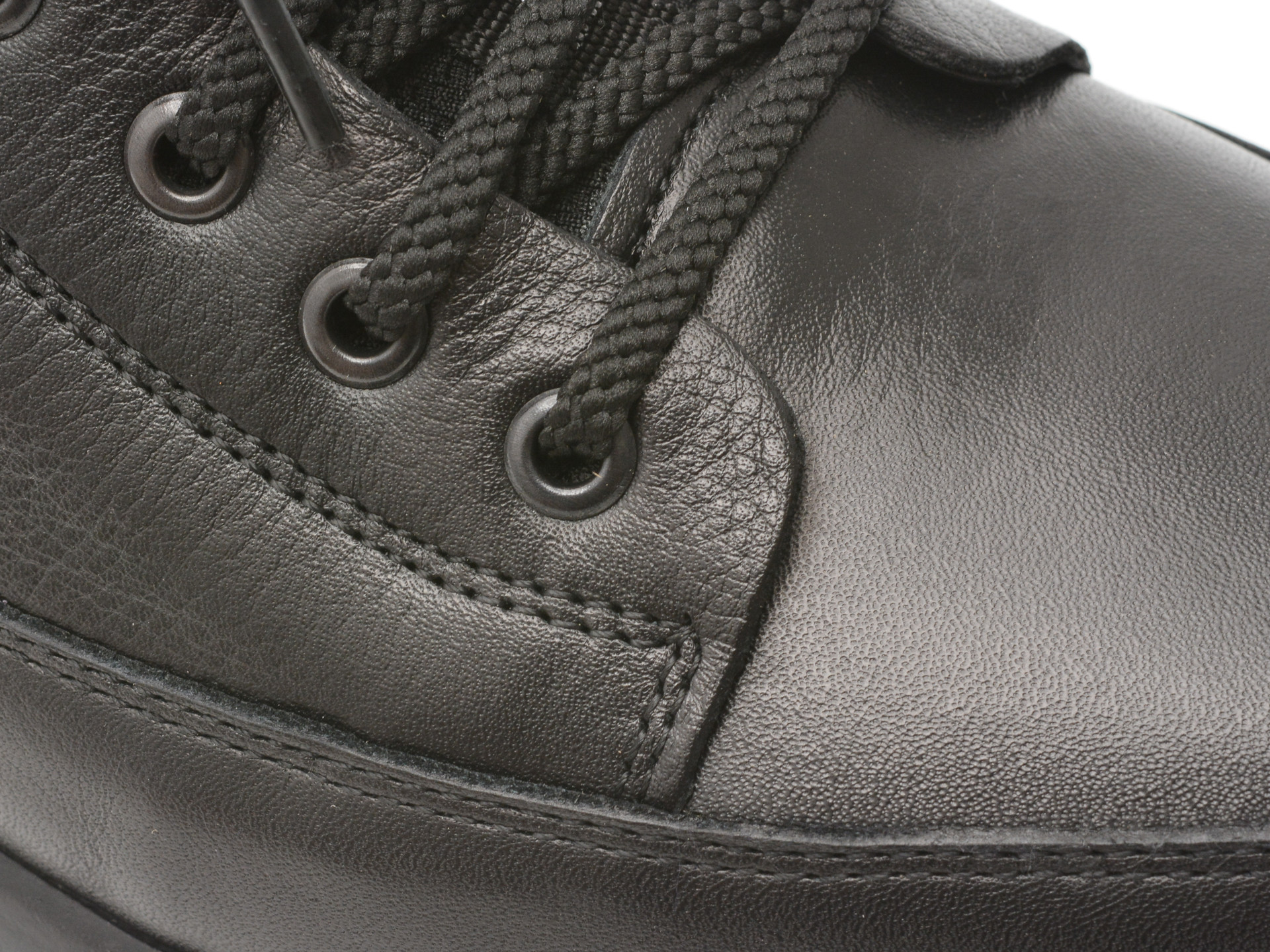 Pantofi sport OTTER negri, CASPER 11, din piele naturala