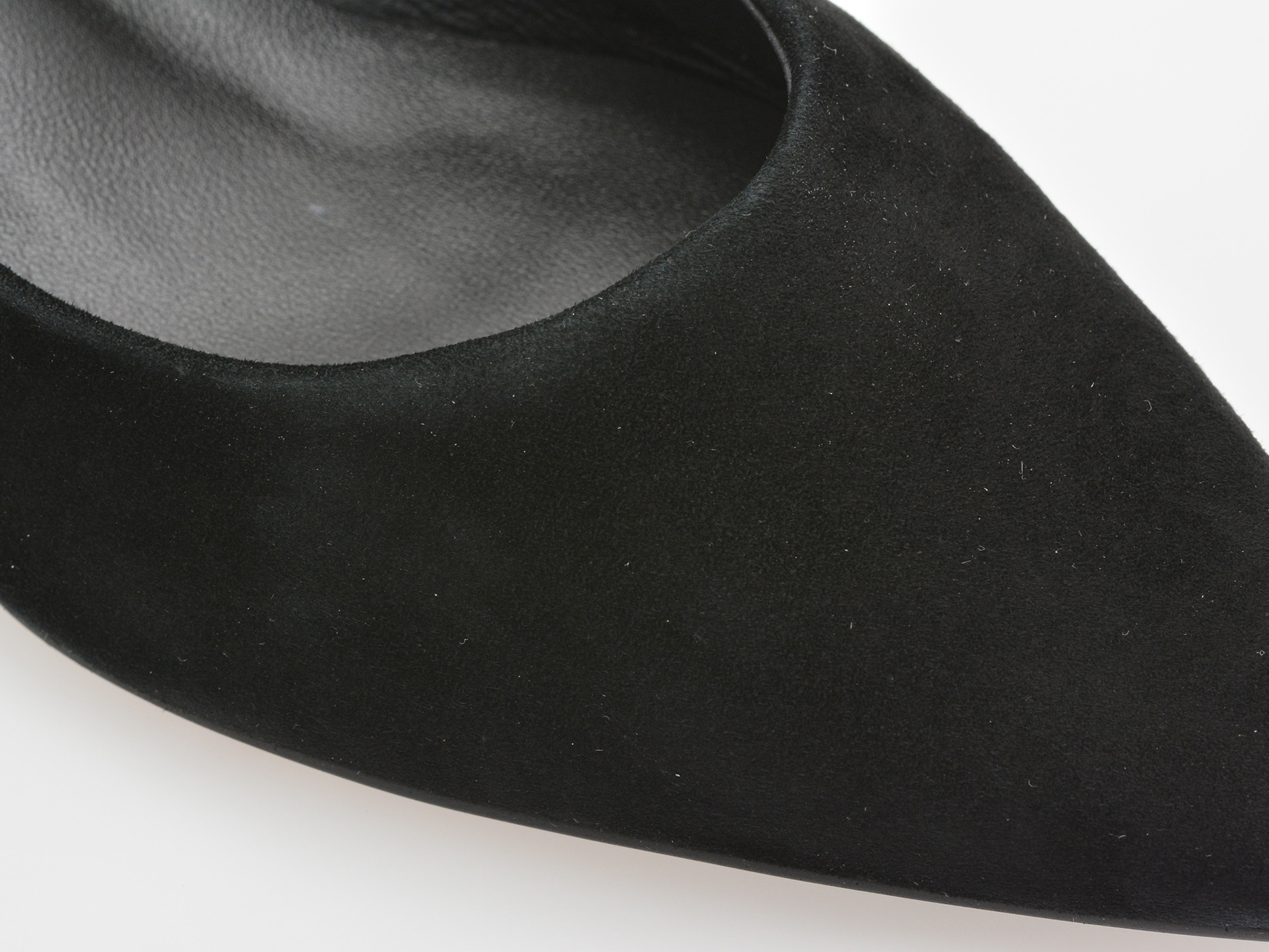 Pantofi EPICA negri, B232, din piele intoarsa